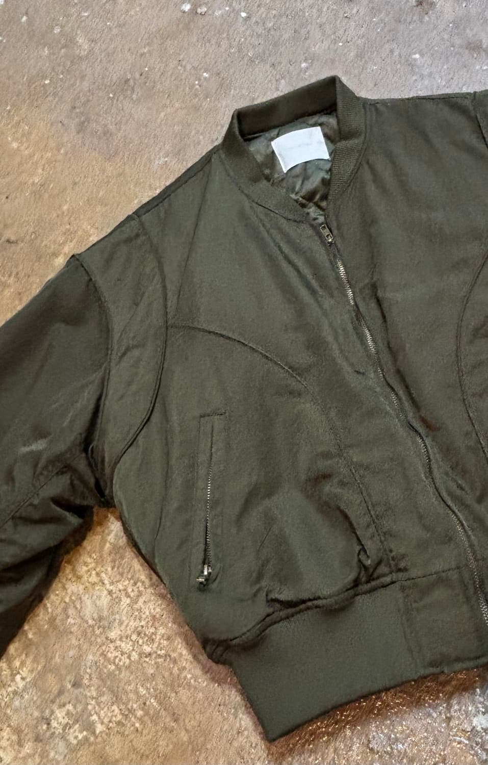 젠틀 커버 윈디 보머 파이팅 항공 자켓 상품이미지5