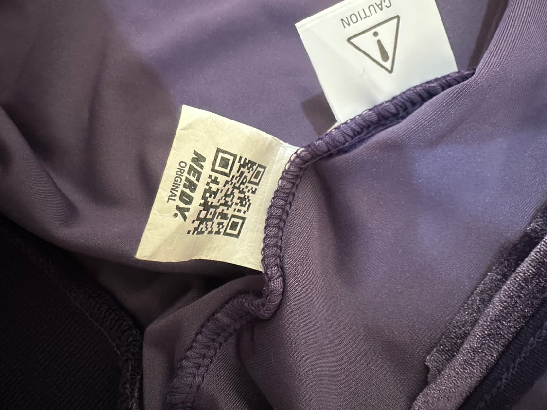 널디 벨벳 져지 트랙자켓 퍼플 보라 L 상품이미지8