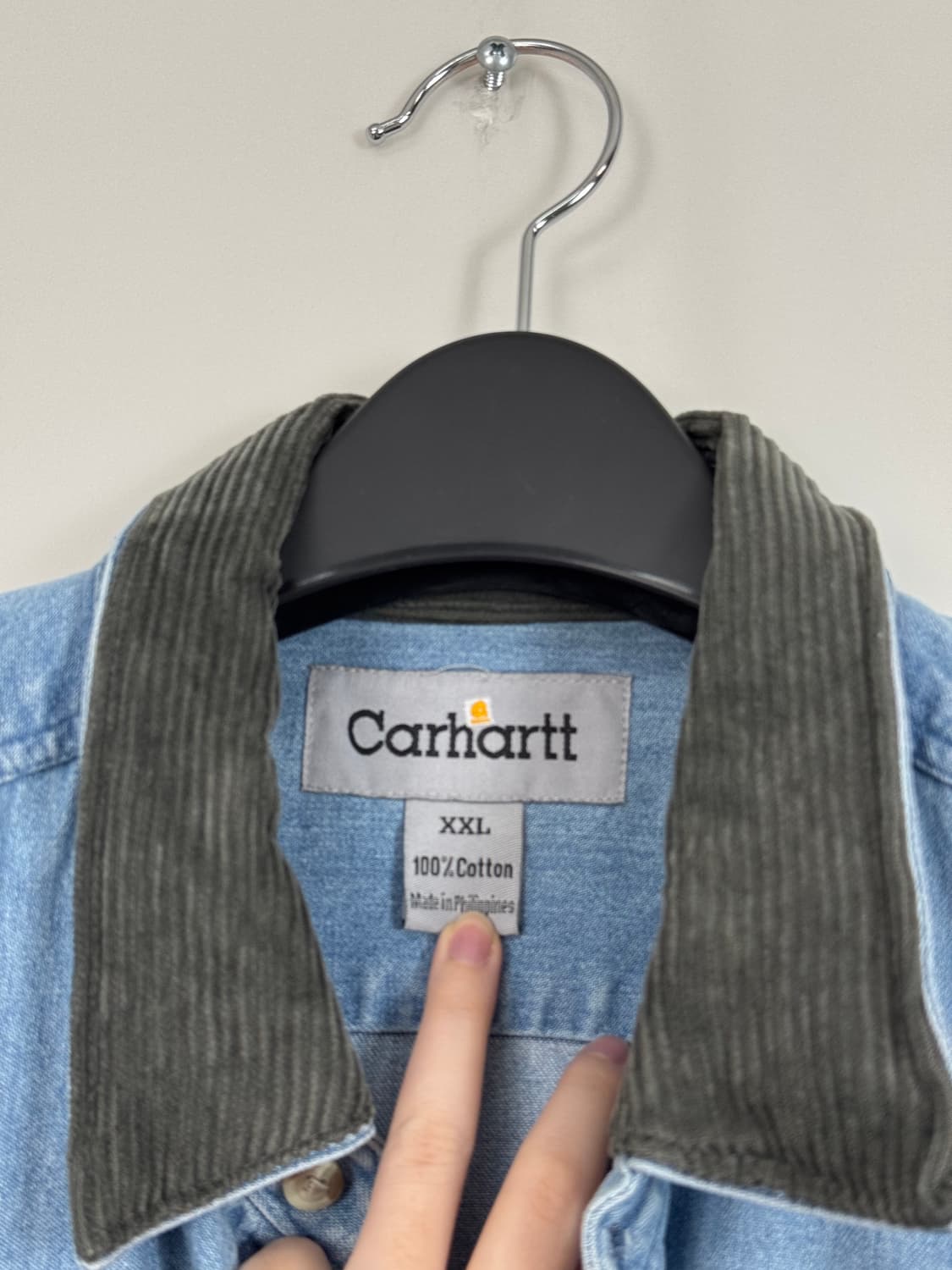 b285) 칼하트 워크 청셔츠 상품이미지3