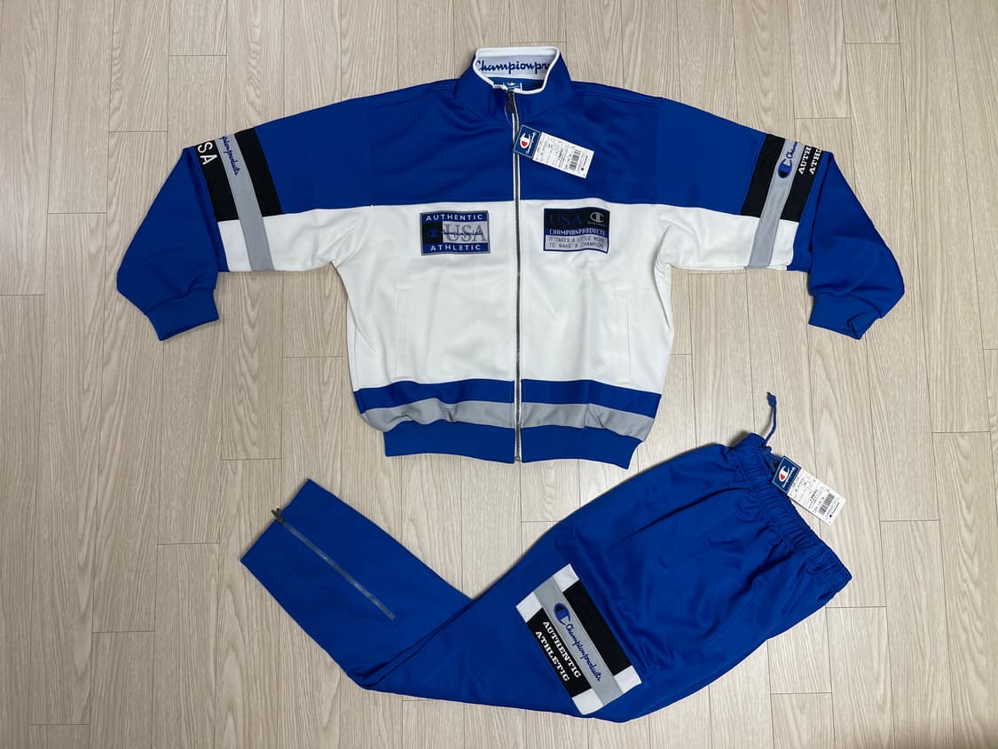 챔피온 90s USA 올드 트랙탑 져지 셋업 Champion OLD 상품이미지1