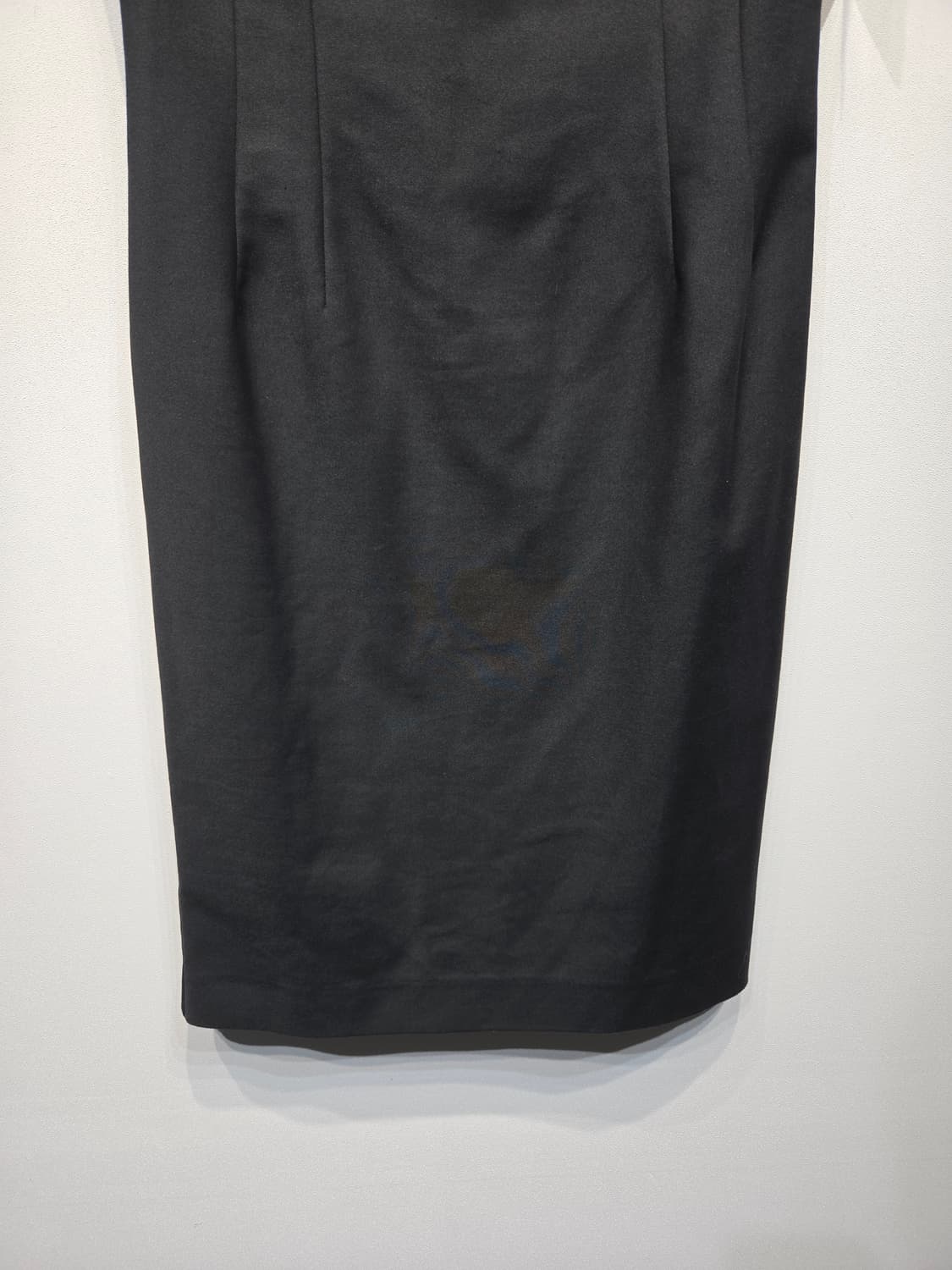 ZARA BASIC 자라 오프숄더 미디 원피스 블랙 상품이미지4