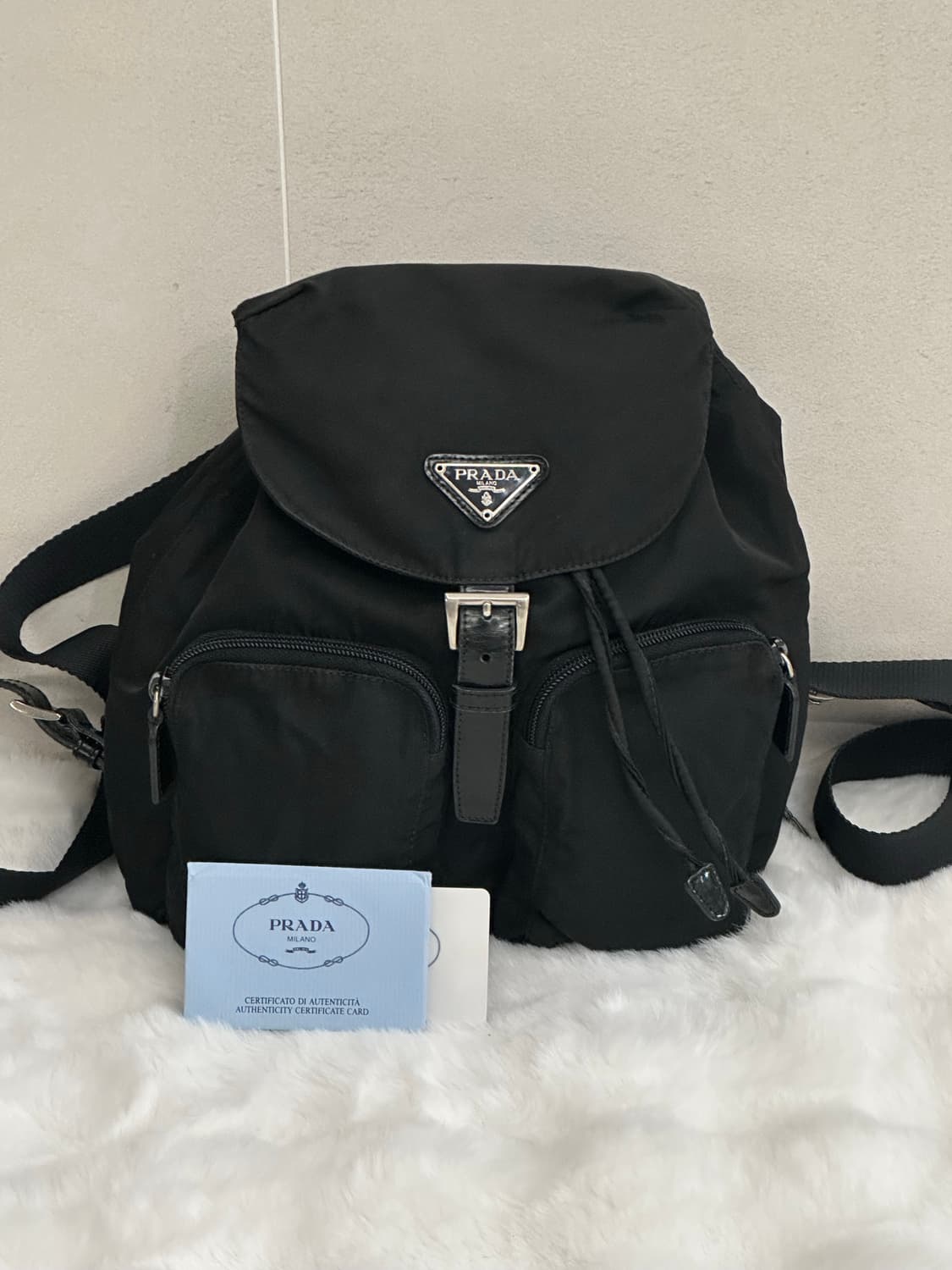 (상태최상) 프라다 포코노 나일론 백팩 투포켓 버클 스몰 상품이미지1