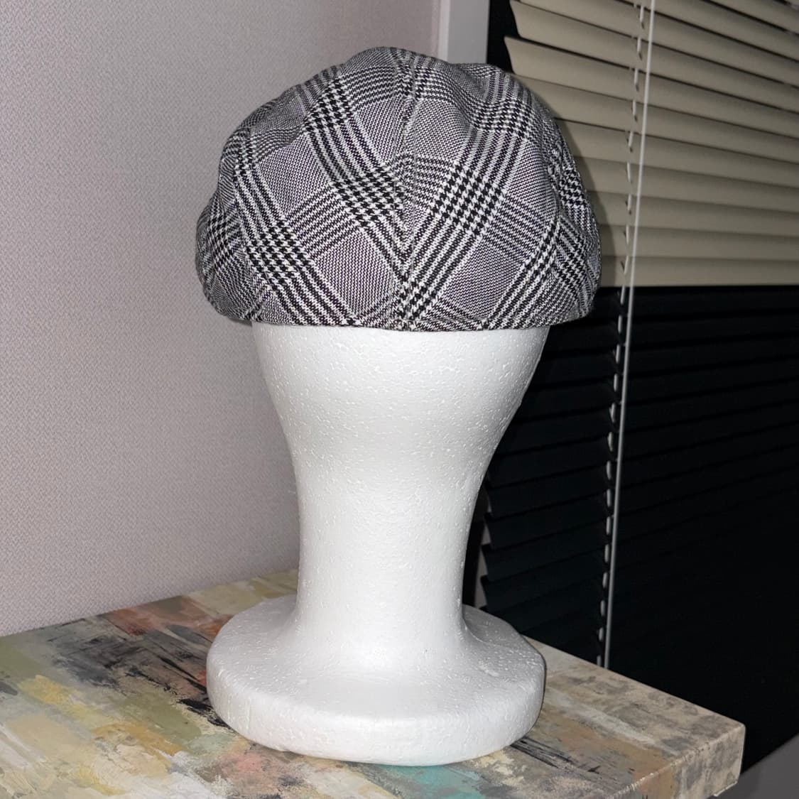 vintage check hunting cap 상품이미지3