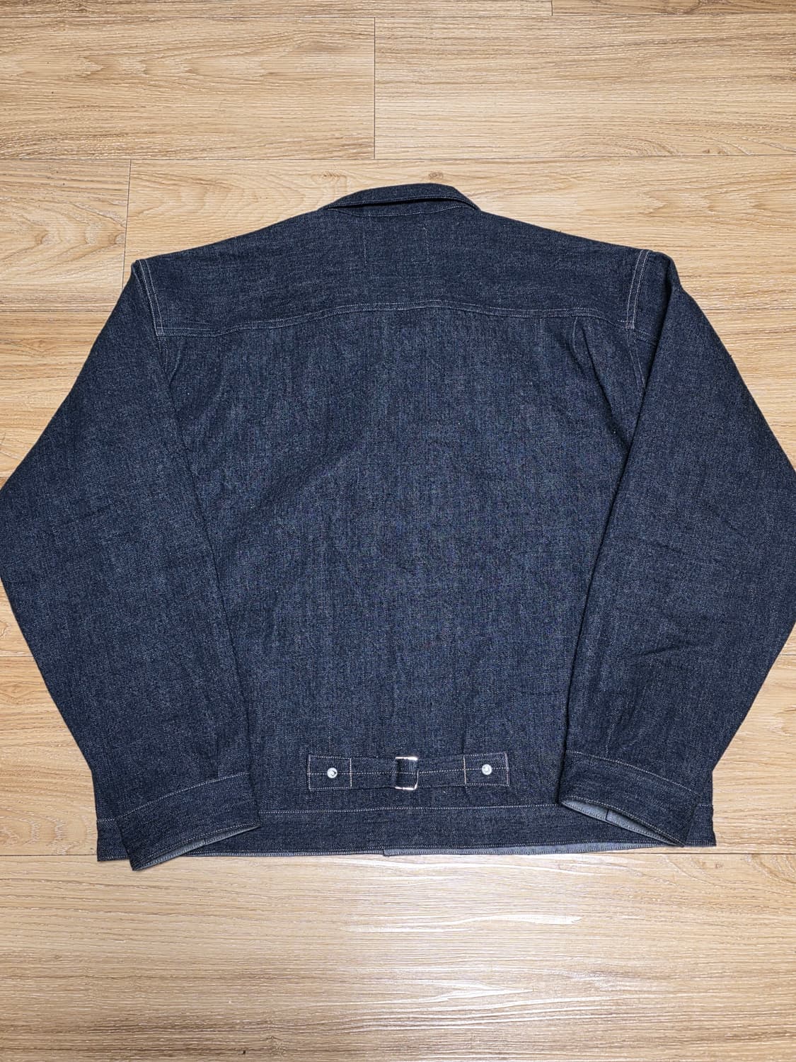새제품42size택포47만)올드조 원 포켓 데님자켓 인디고 상품이미지4