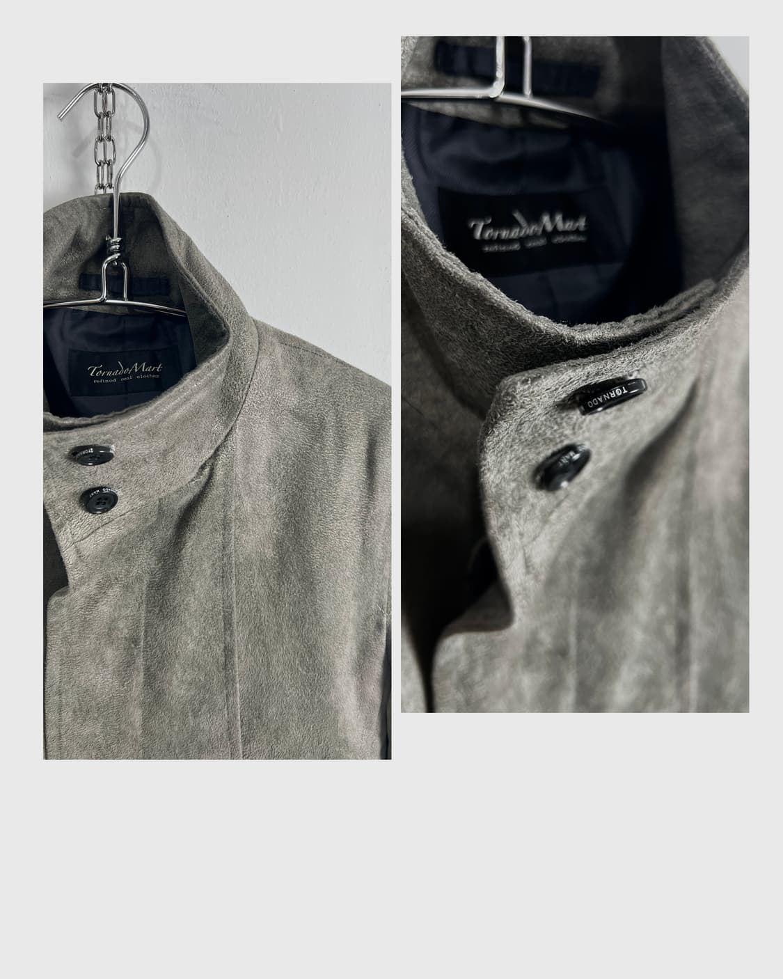 토네이도 마트 (Tornado Mart) 스웨이드풍 벨티드 코트 상품이미지6