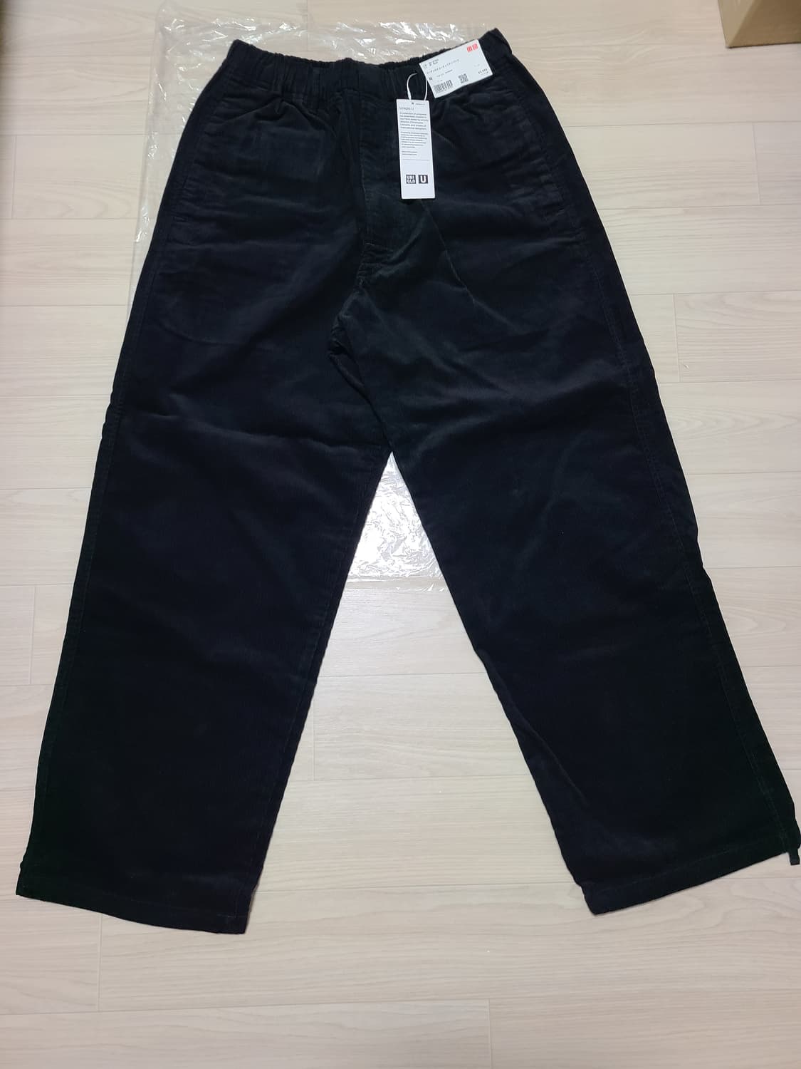 유니클로U 코듀로이유틸리티팬츠 (09블랙, M) 상품이미지4