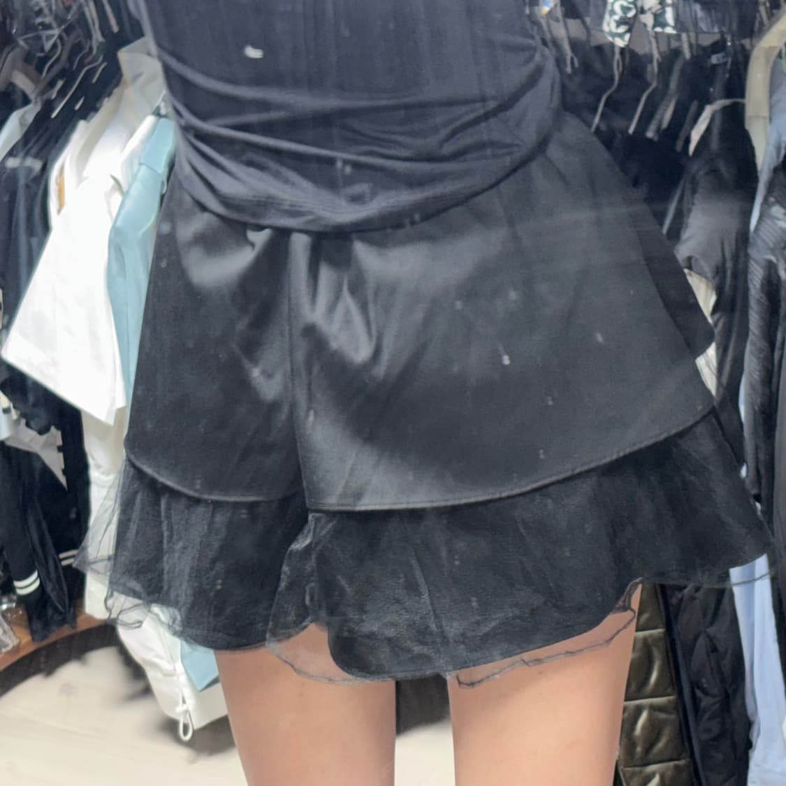 시모키타자와 블랙 치마바지 상품이미지2