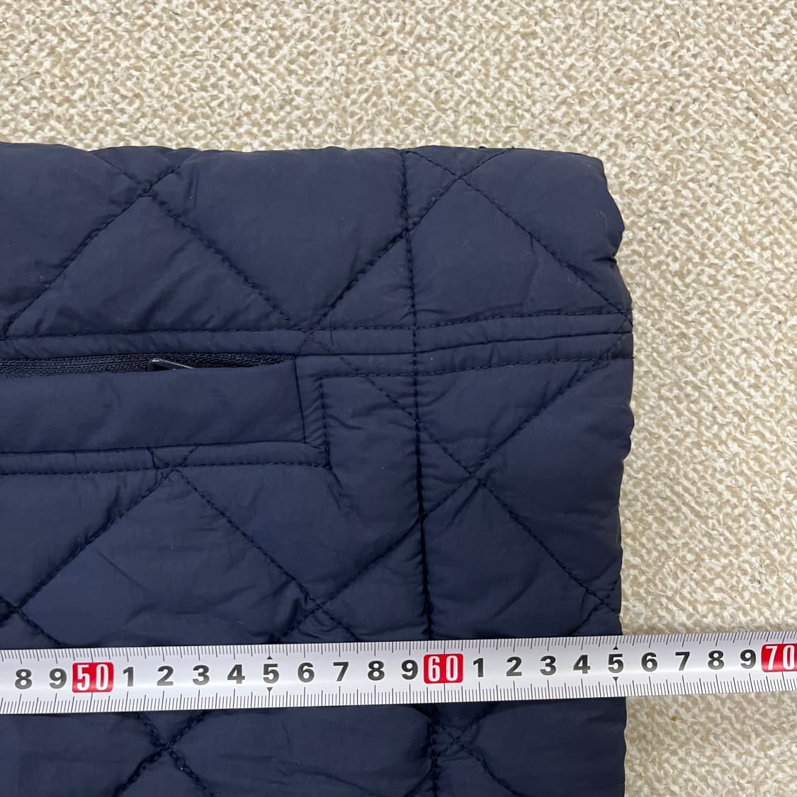 [L] 버커루 네이비 퀄팅 블루종 패딩 자켓 0108M1 상품이미지5