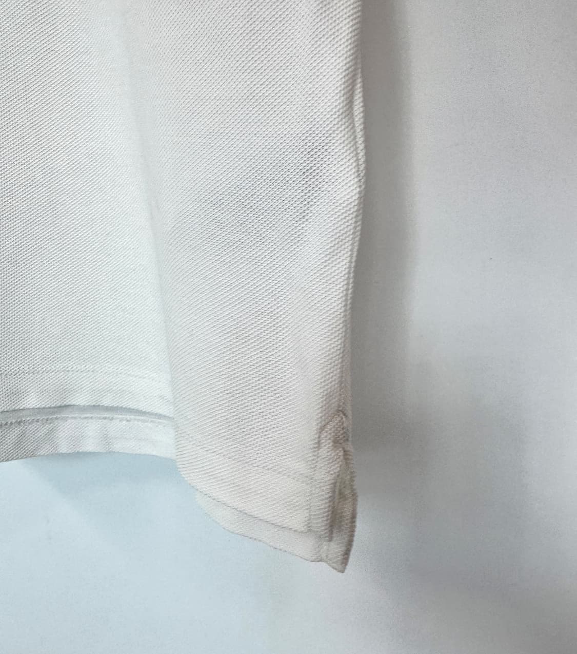 BURBERRY 버버리 화이트 TB로고자수 화이트 반팔 피케셔츠 XL 상품이미지5