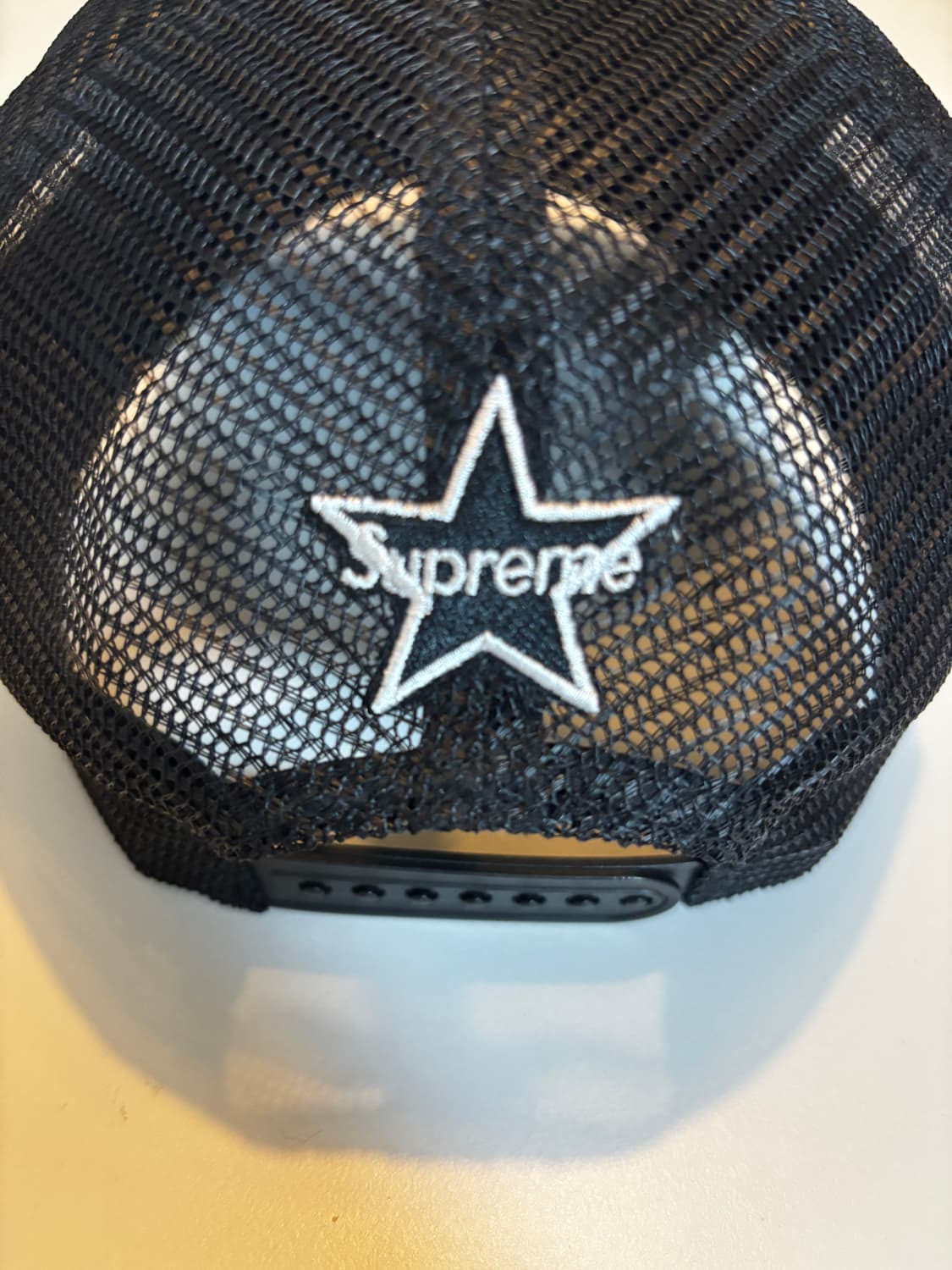 슈프림 밴슨레더 캡 블랙 상품이미지2