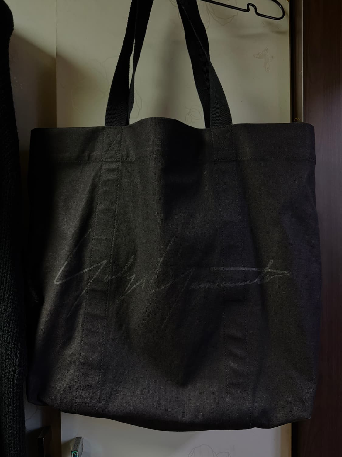 요지야마모토 코튼 토트백 상품이미지1