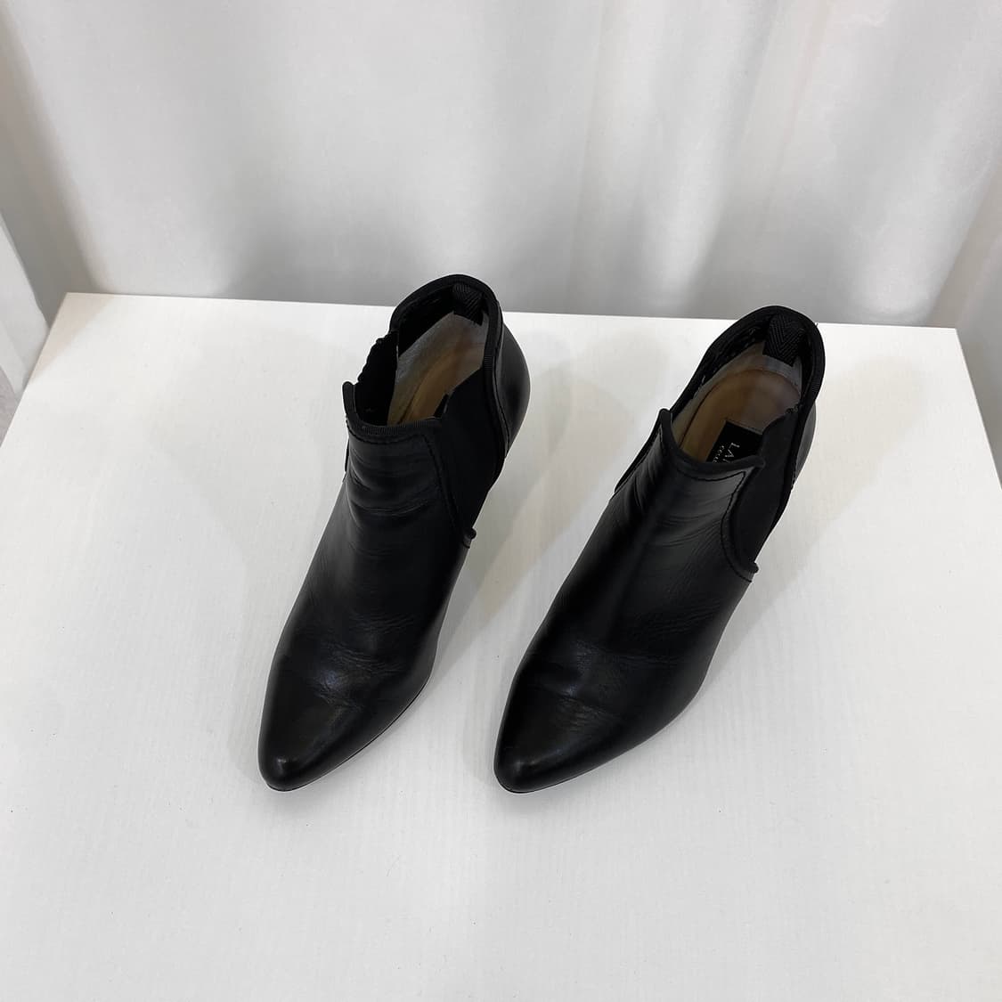 [240] 랑방 카프스킨 스틸레토 부티 힐 24 상품이미지4