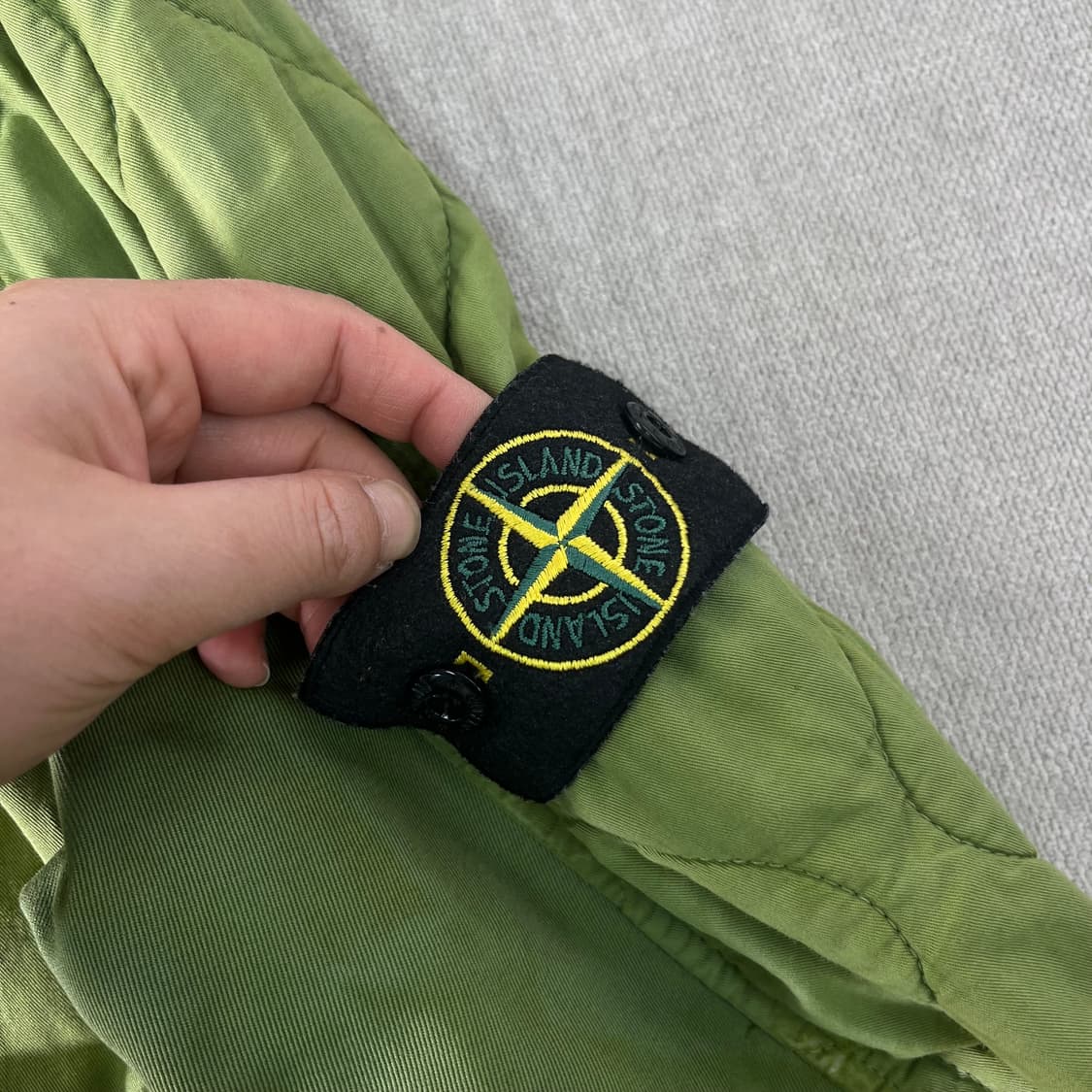 95 스톤아일랜드 가먼트 퀄팅 오버 셔츠 자켓 상품이미지3