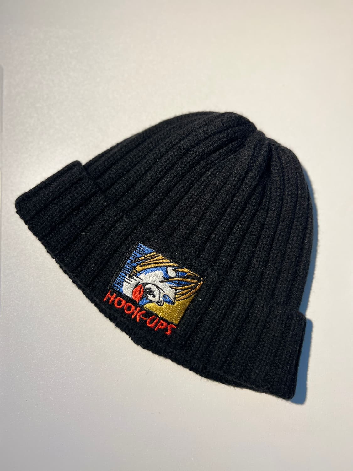 빈티지 Hook-Ups 90s 애니메이션 패치 니트 비니 상품이미지1