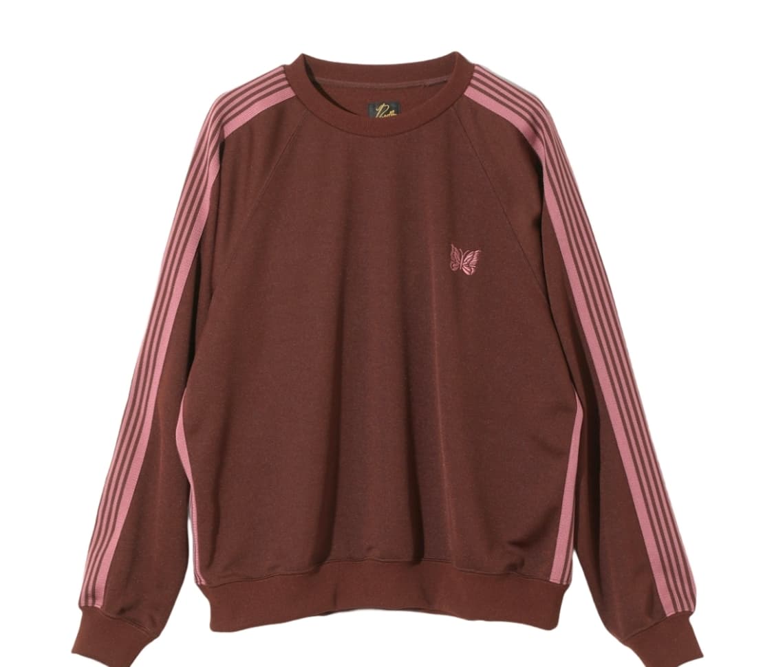 니들스 트랙 크루넥 셔츠 폴리 스무스 브라운 상품이미지1