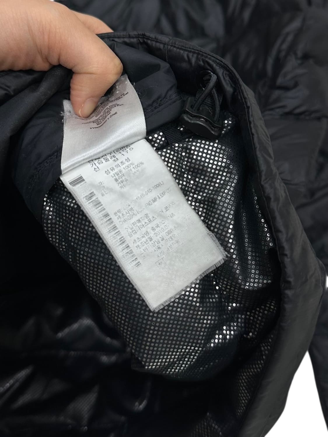 컬럼비아 옴니히트 구스다운 경량패딩 블랙 (L) 상품이미지8