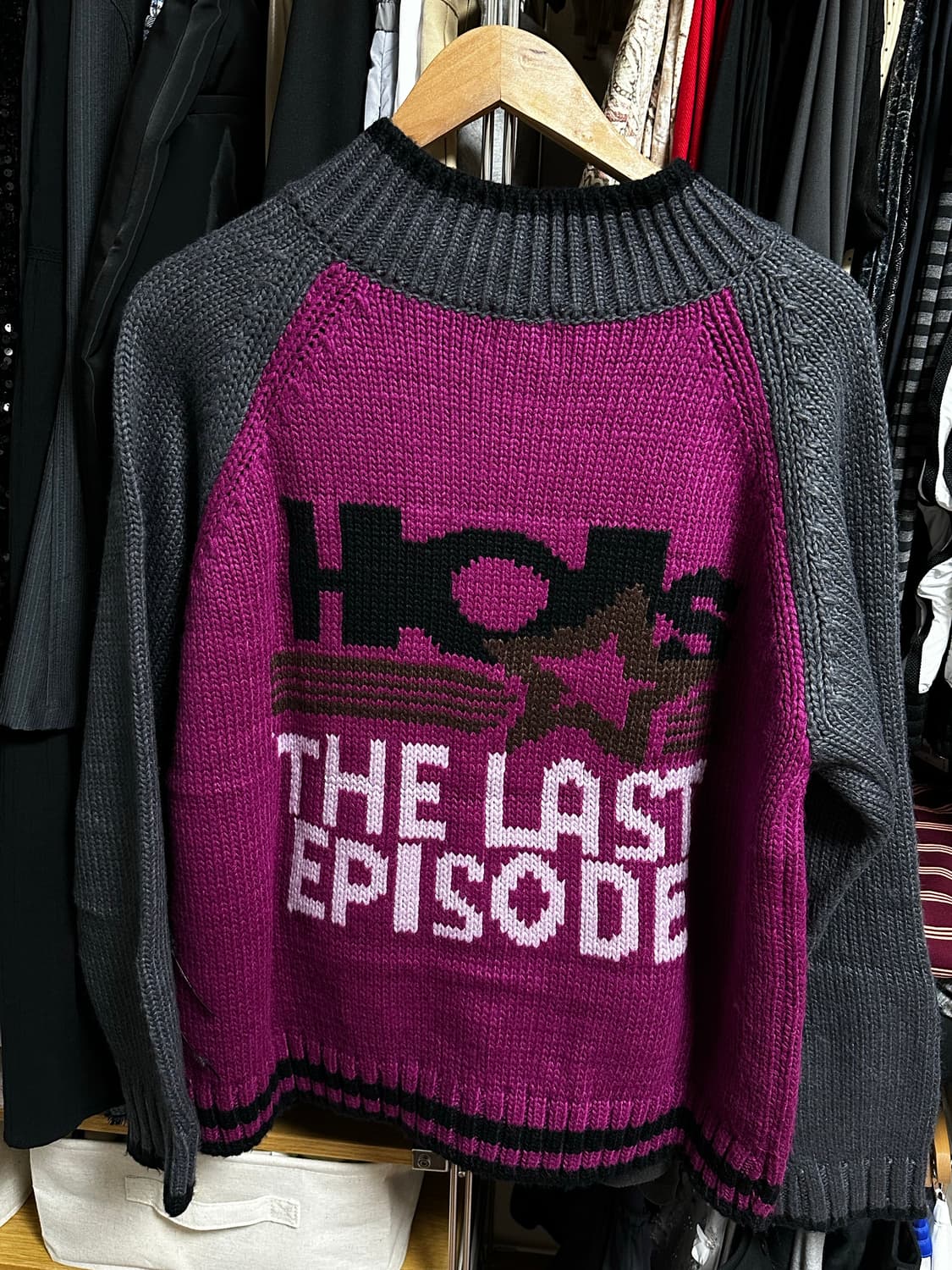 테켓 니트집업 상품이미지5