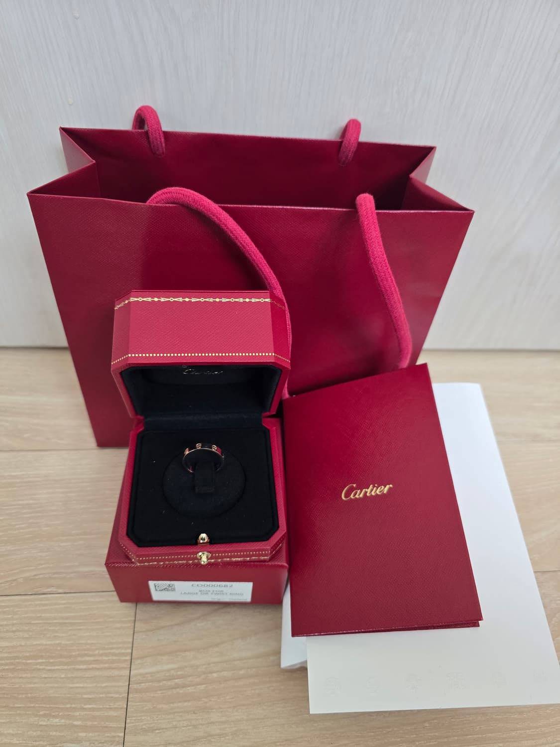 까르띠에 러브링 핑크골드 54호 새상품 (25년) 상품이미지1