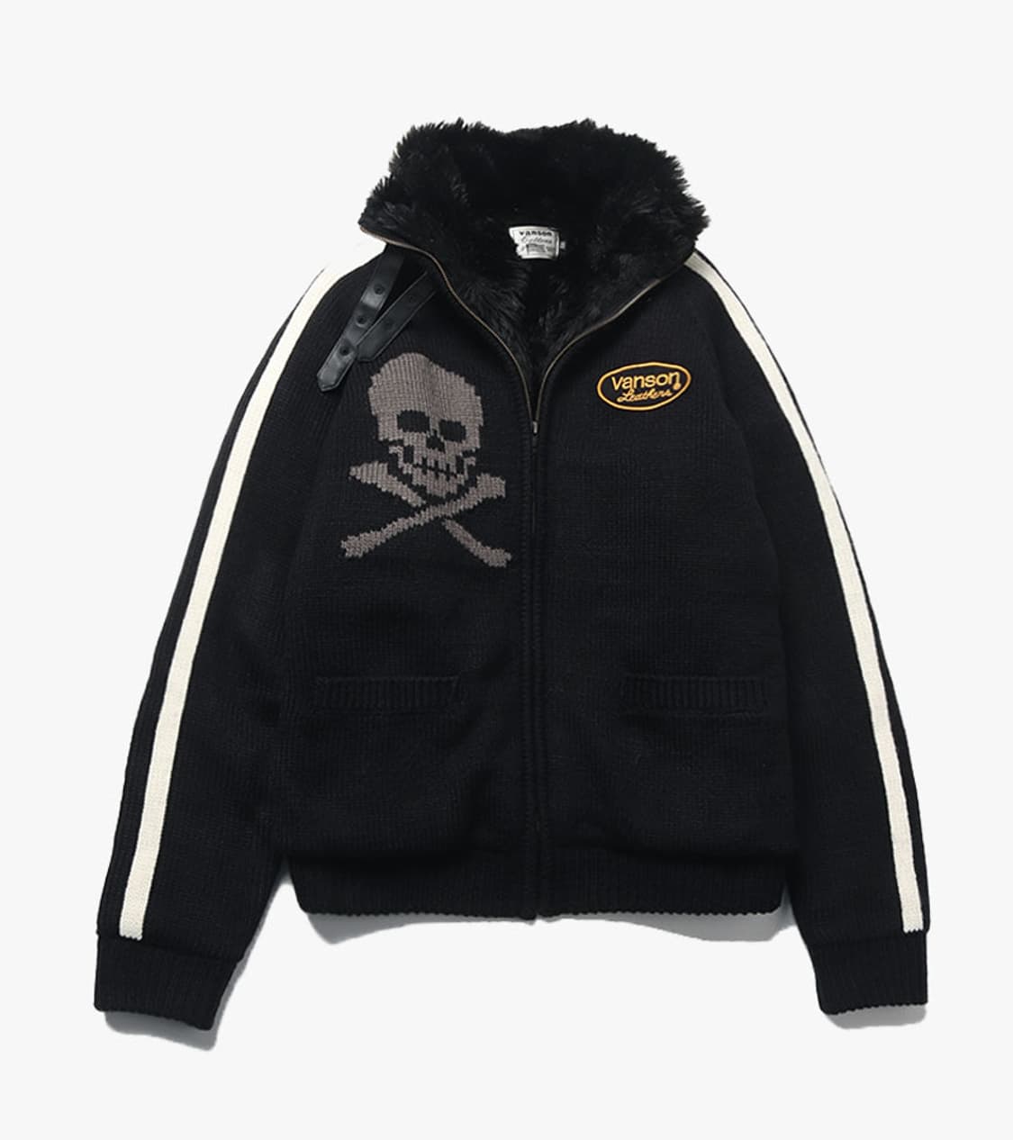 VANSON - COWICHAN KNIT ZIP 상품이미지2