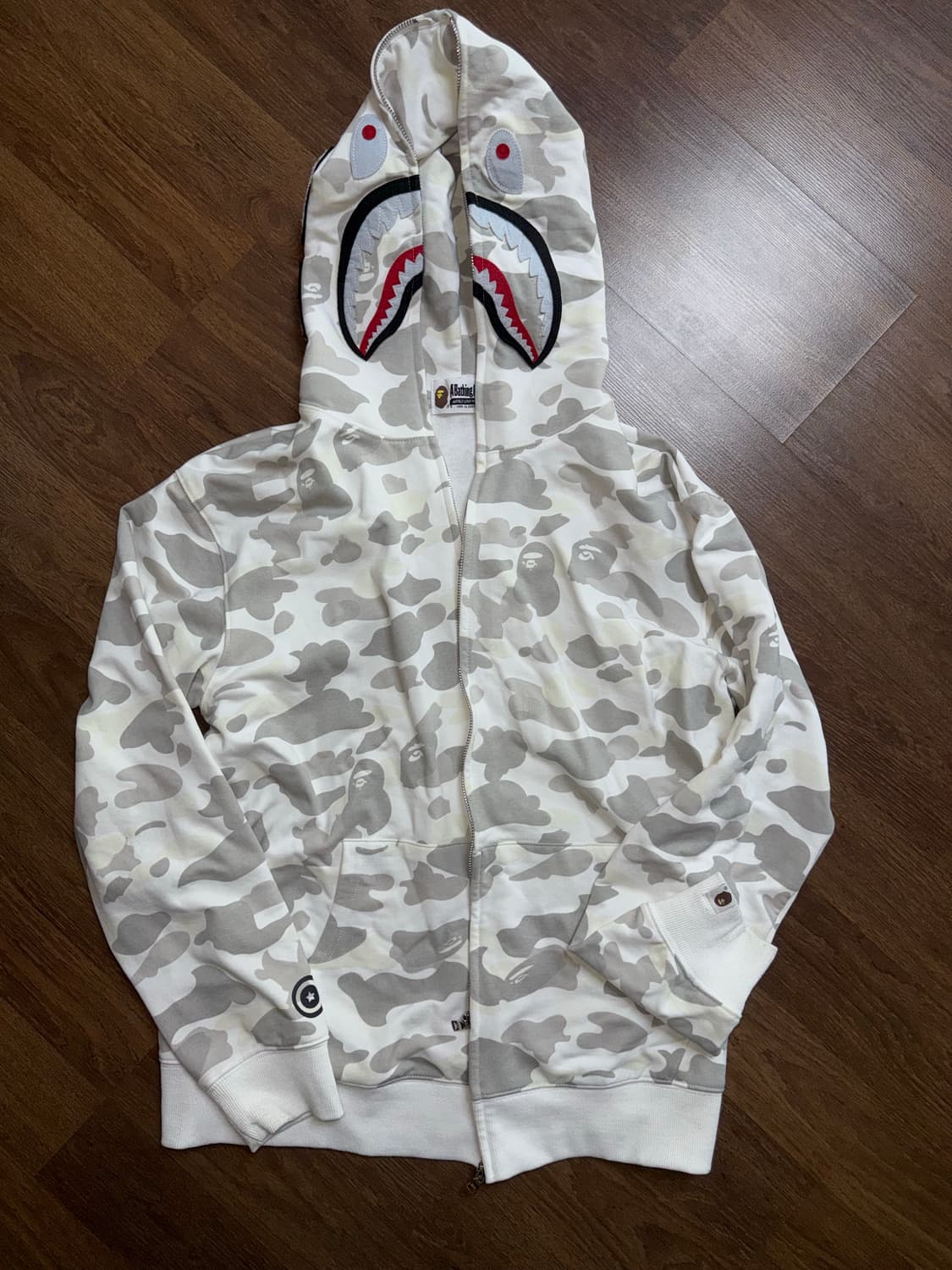 베이프 카모 후드집업 2xl 상품이미지2