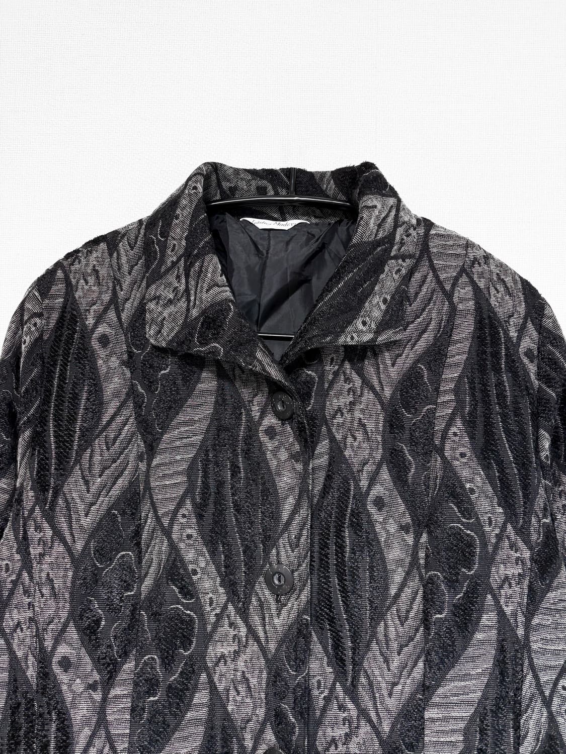 Jacquard Pattern Short Jacket 상품이미지5
