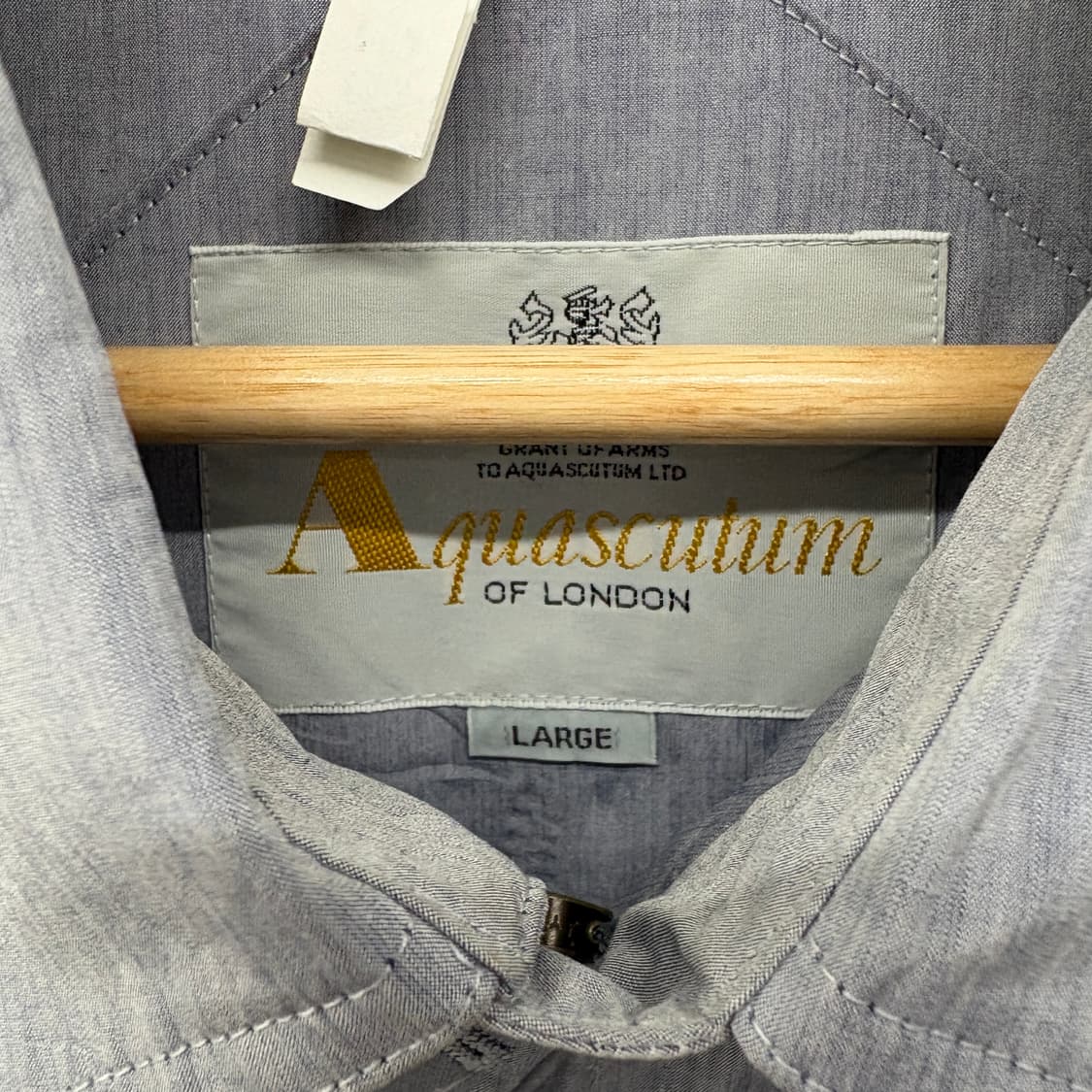 아쿠아스큐텀 그레이 블루종 자켓 남성 L 상품이미지5