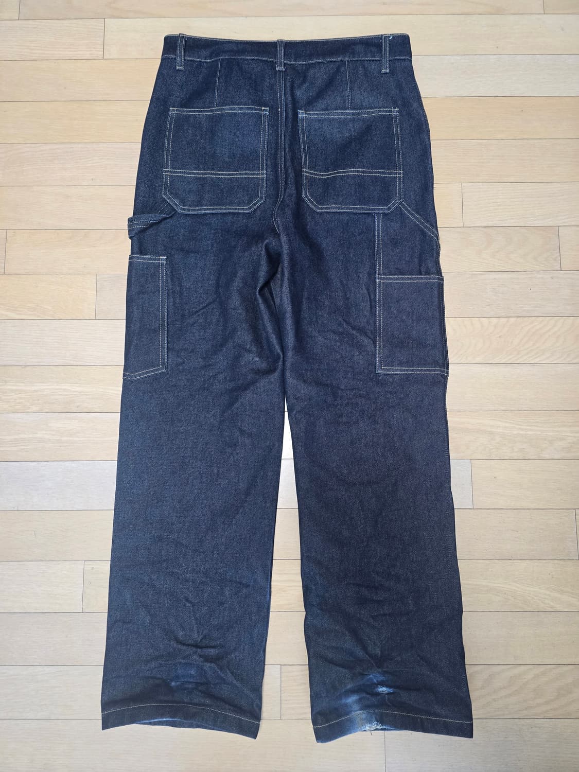 엑스트라오디너리 더블니 데님 로우 생지 상품이미지4