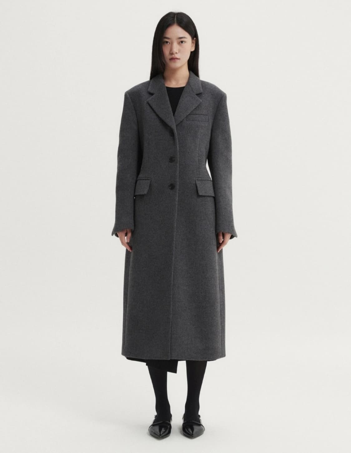 EAAH TAILORING WOOL COAT NAVY 이아 코트 상품이미지6