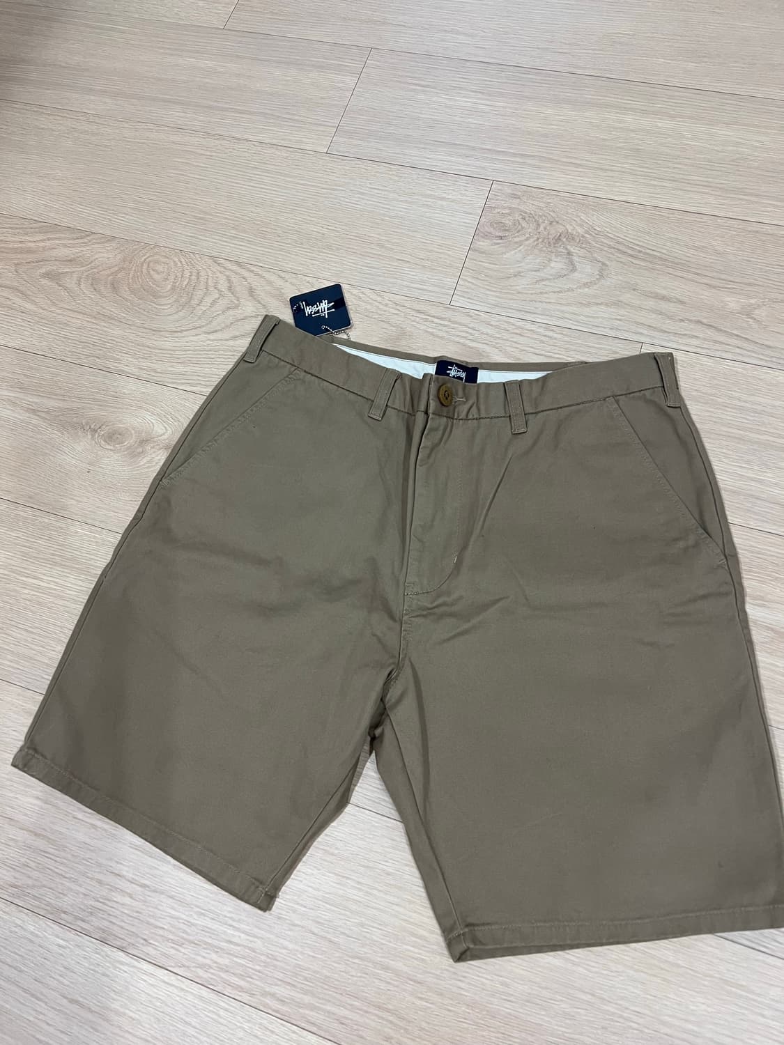 스투시 아카이빙 s로고 워시드 치노 하프팬츠34 상품이미지3