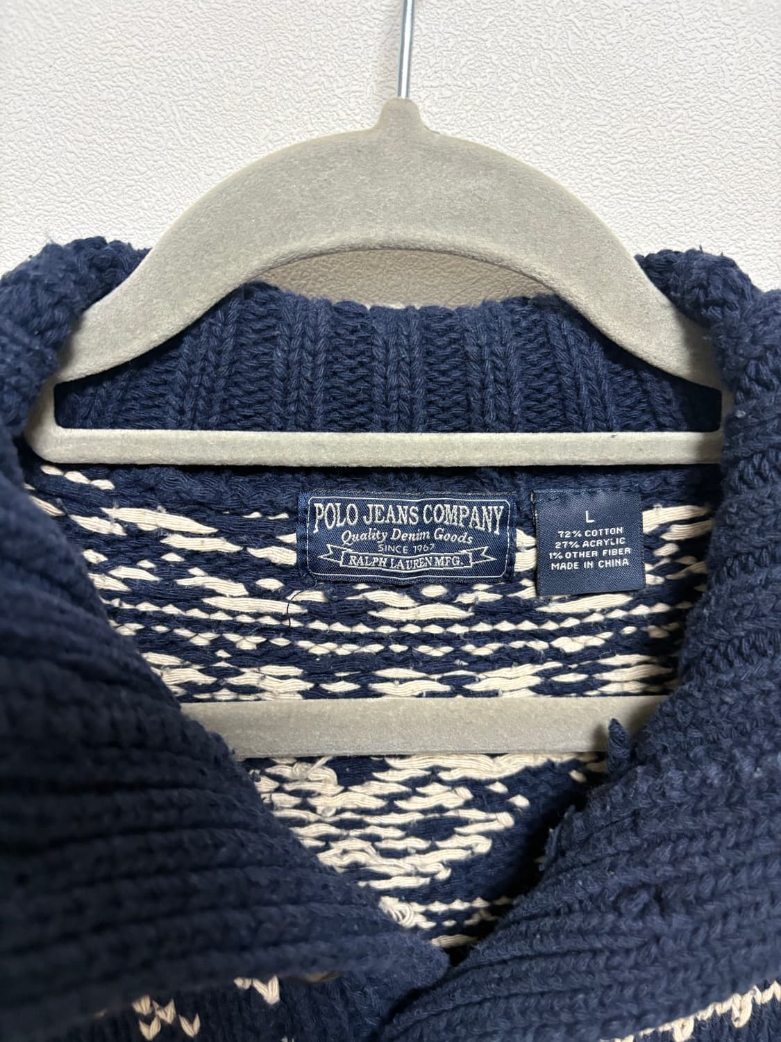 폴로 진스컴퍼니 노르딕 코위챤 니트 상품이미지5