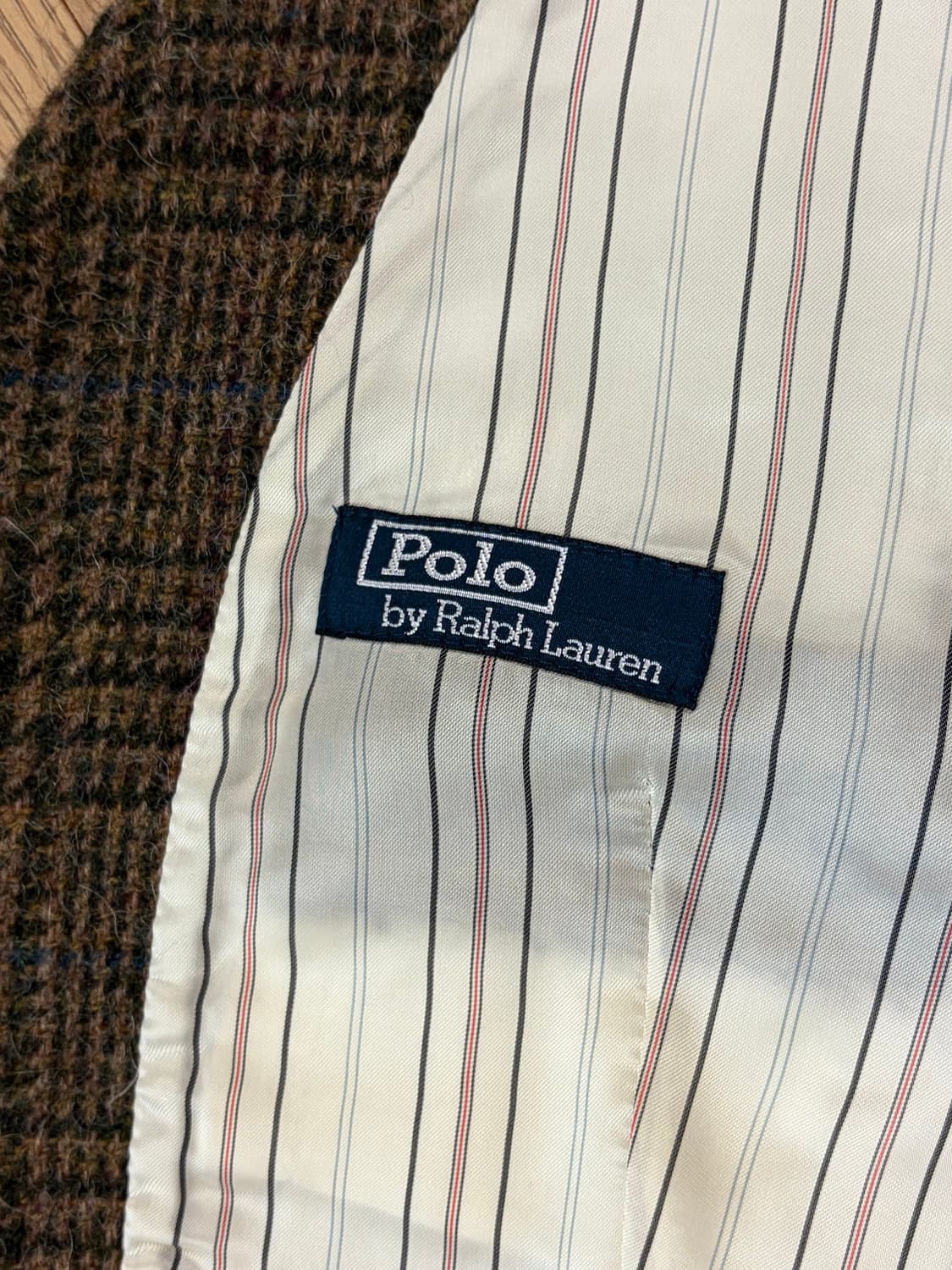 폴로 랄프로렌 남성 체크 조끼 베스트 40R 국내 100 사이즈 상품이미지2