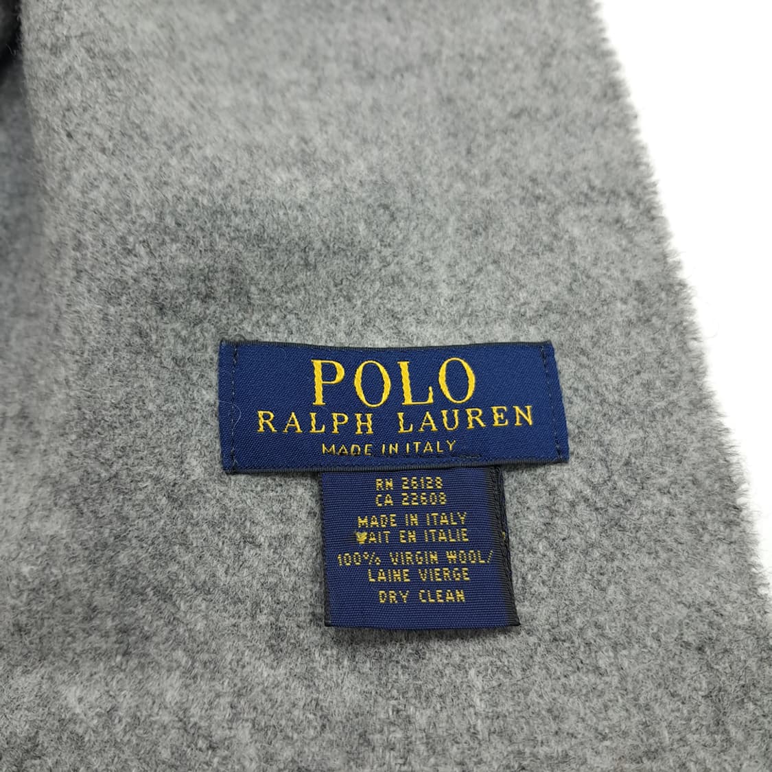 MX208 폴로 랄프로렌 그레이 버진울 목도리 머플러 상품이미지5