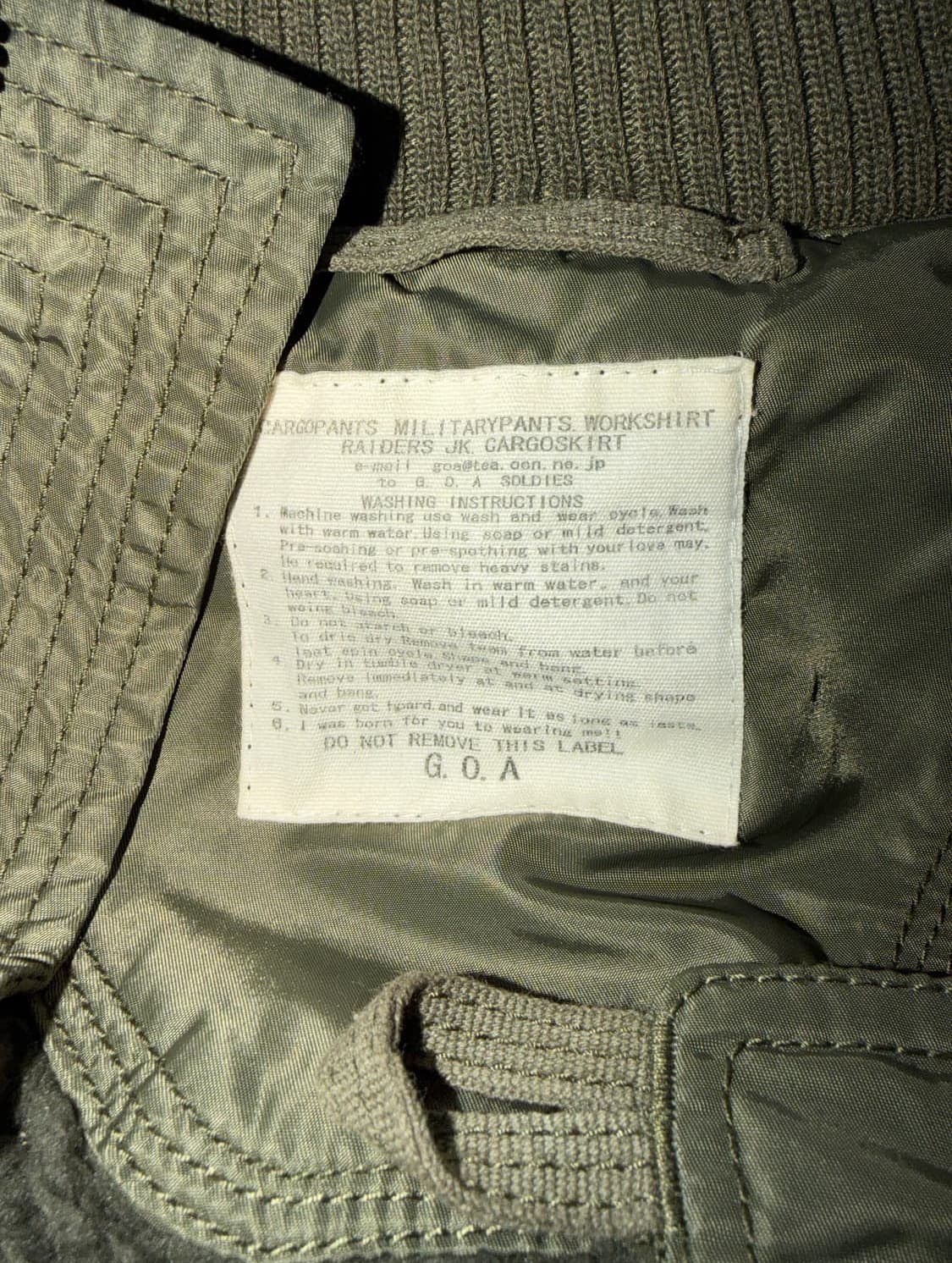 GOA Military Bono Jacket 상품이미지9