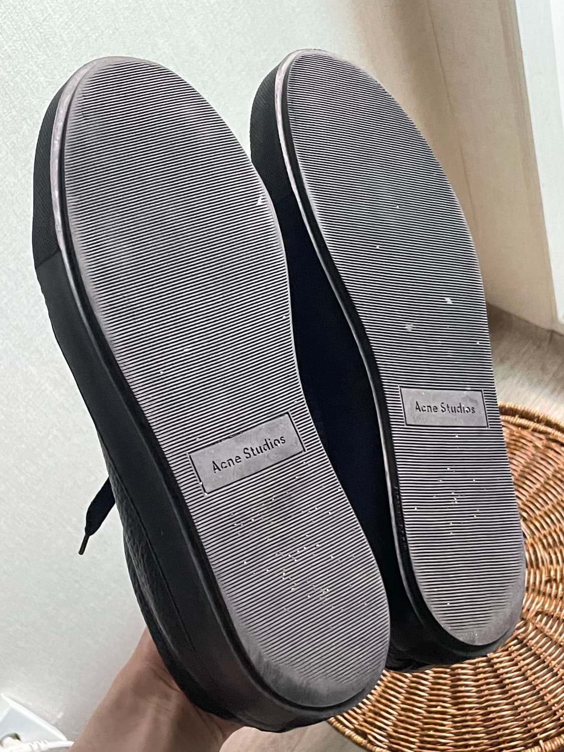 아크네 스튜디오 아드리아나 그레인 레더 스니커즈 42 상품이미지5