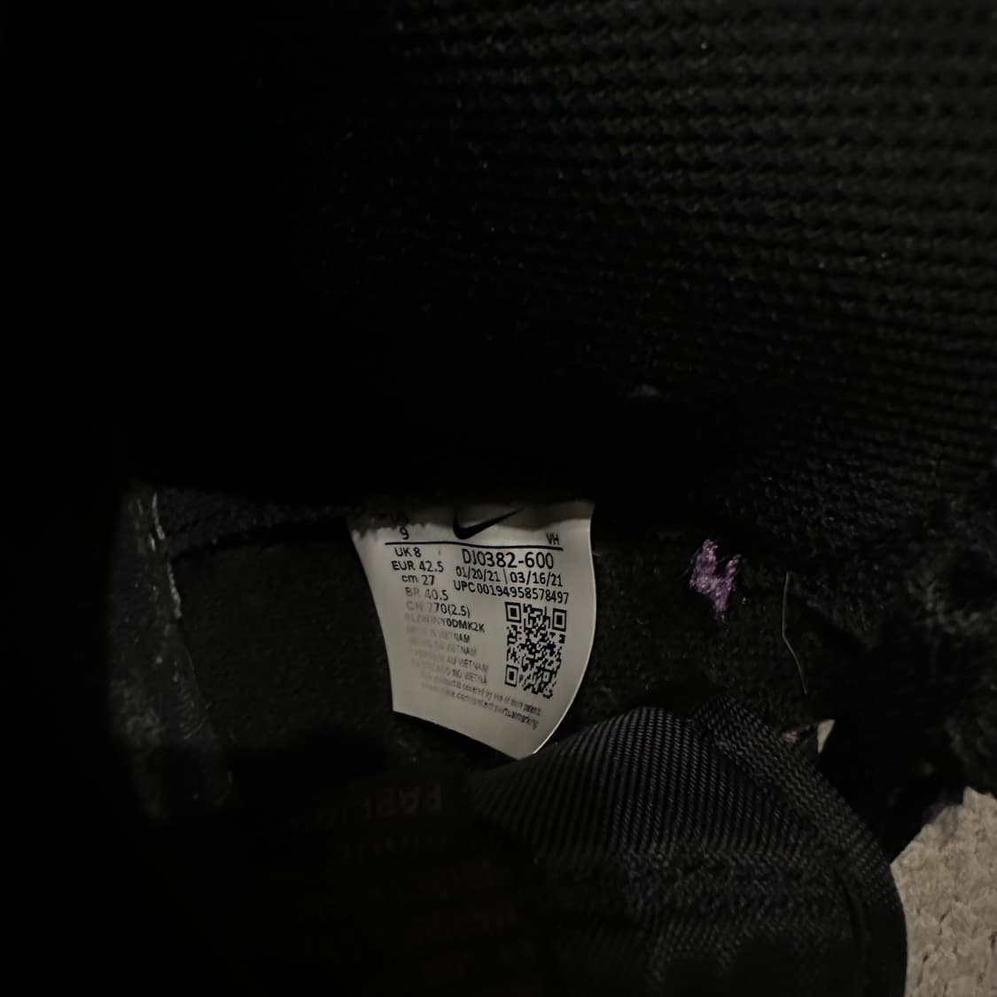 프라그먼트 나이키 덩크 하이 상품이미지7