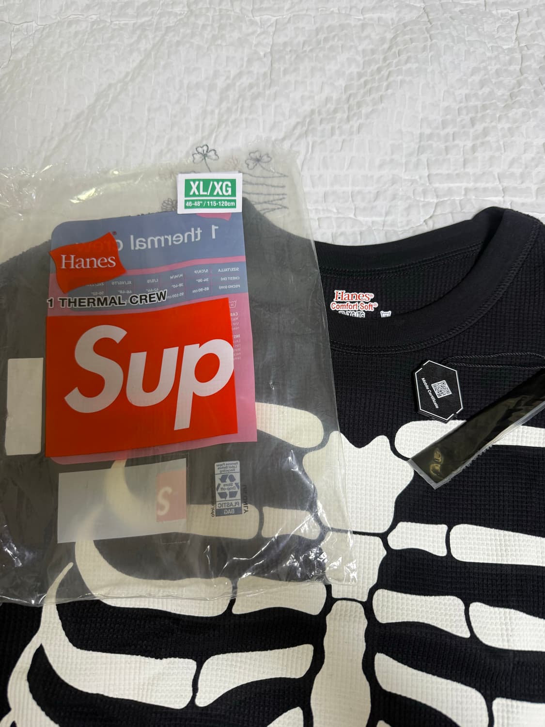 슈프림 헤인즈 롱슬리브 새상품 상품이미지2