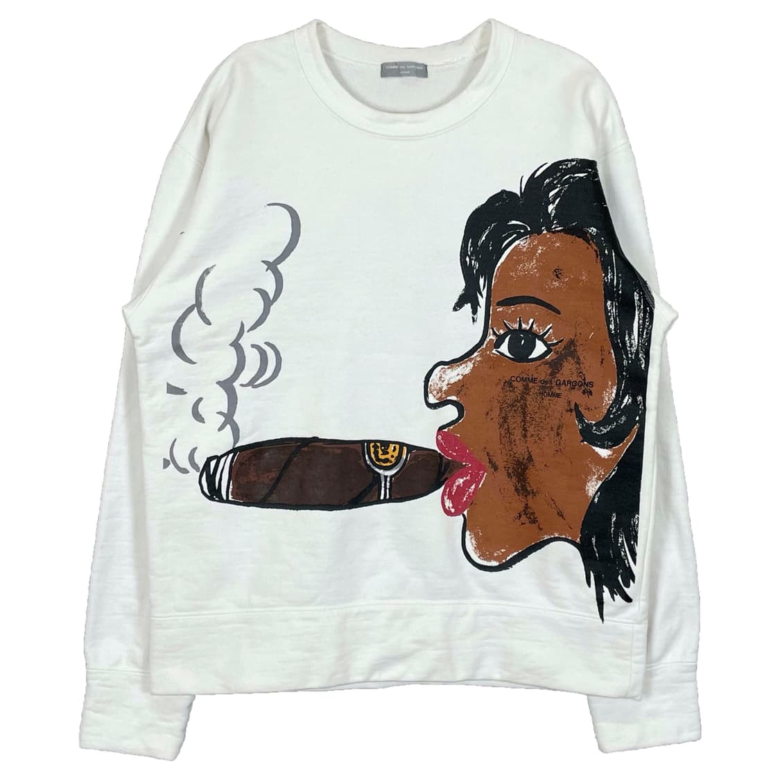 2003년도 꼼데가르송 쿠바 시가 스웻셔츠 맨투맨티셔츠 상품이미지1