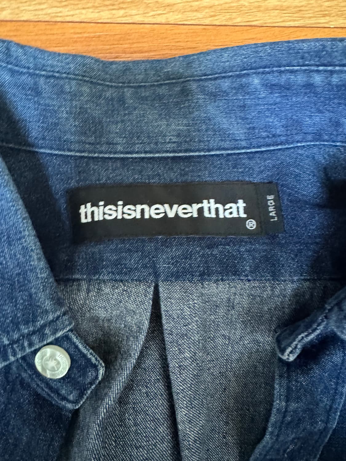 thisisneverthat 데님 셔츠 L 상품이미지2