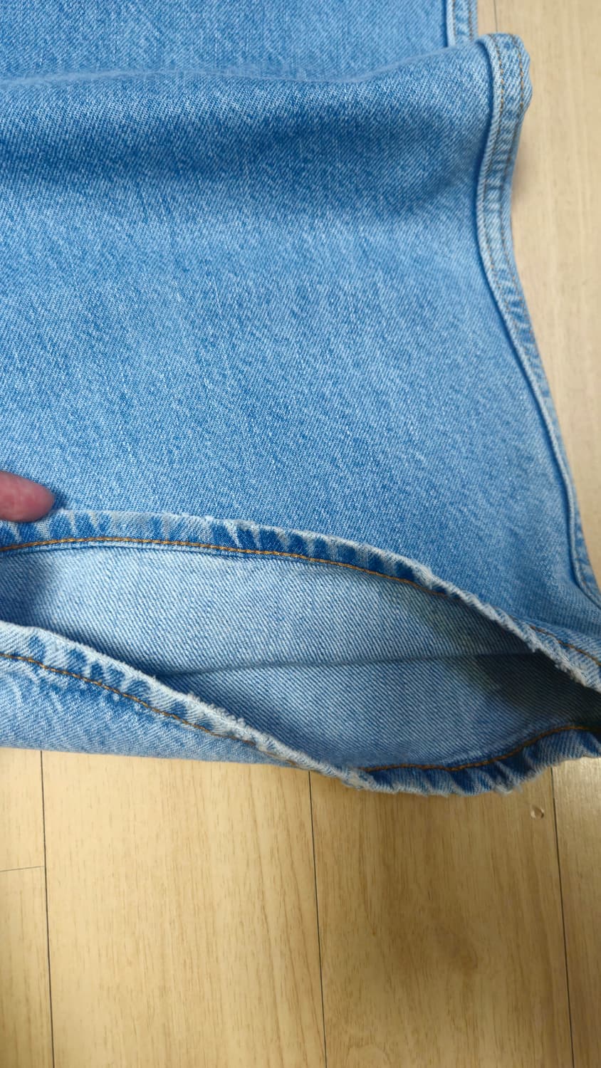 아크네 스튜디오 2021M 루즈핏 라이트 블루 빈티지 32/32 상품이미지3