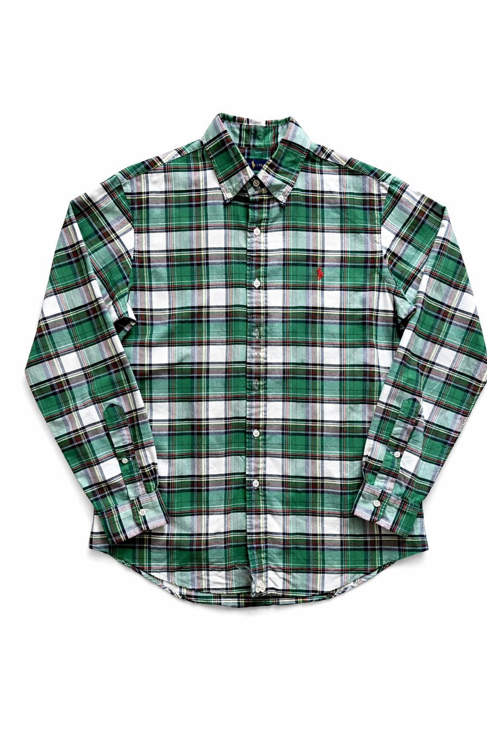 폴로 랄프로렌 옥스포드 체크 셔츠 M 새상품 상품이미지1