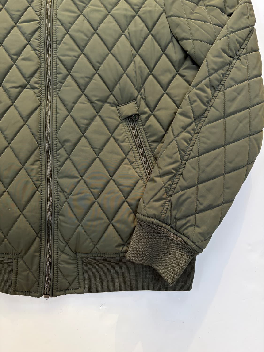 자라 카키 퀄팅 자켓 상품이미지4