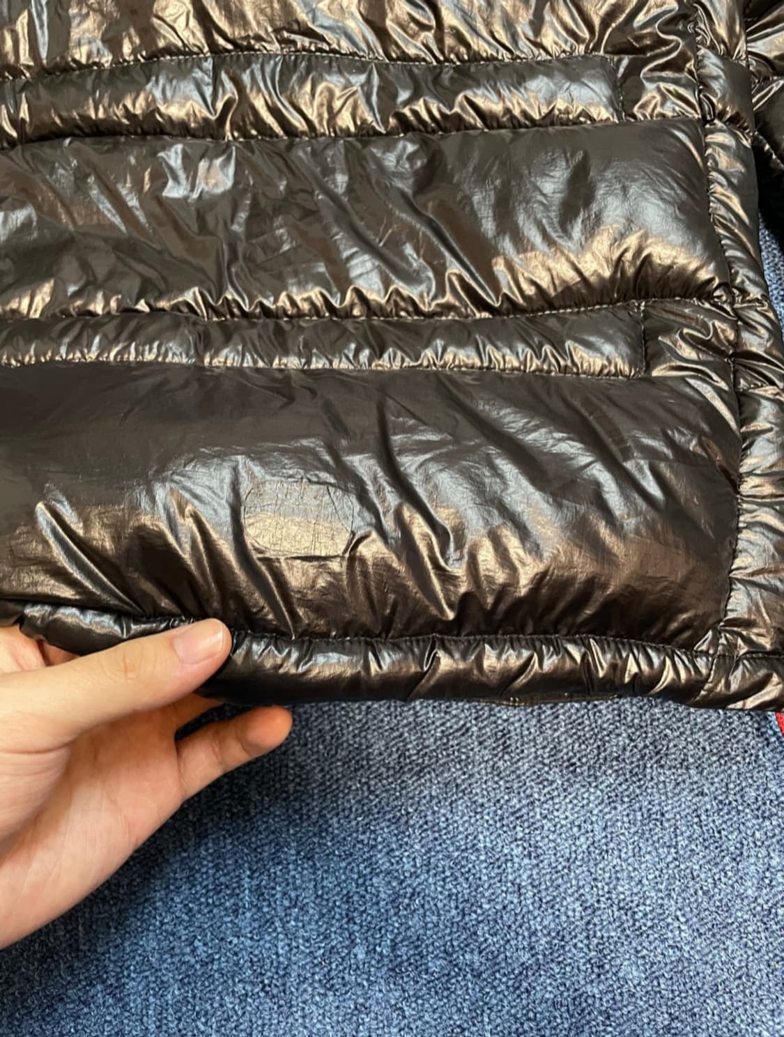 노스페이스850 유광경량패딩 파카 상품이미지9