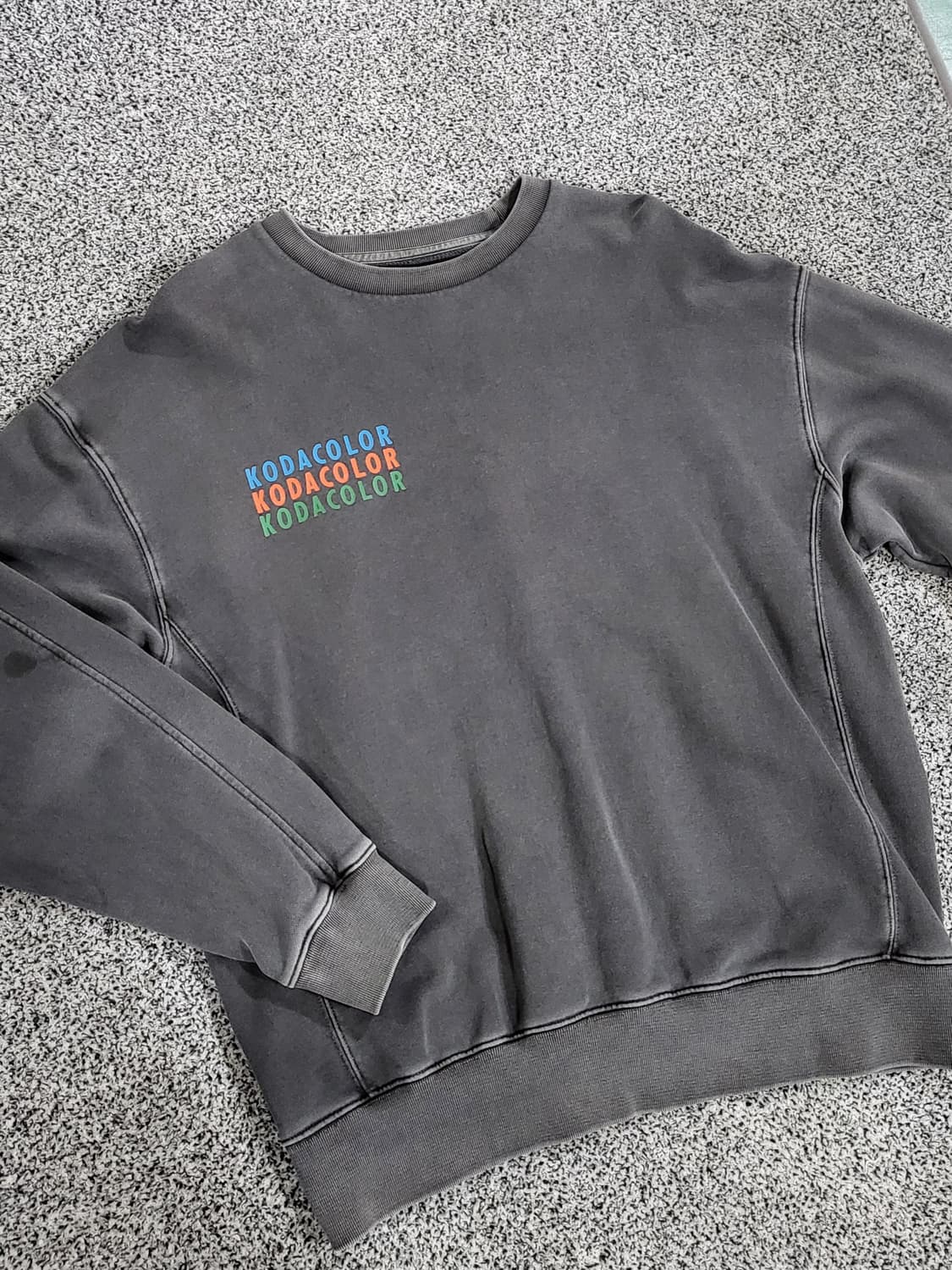 코닥 피그먼트 맨투맨 상품이미지2