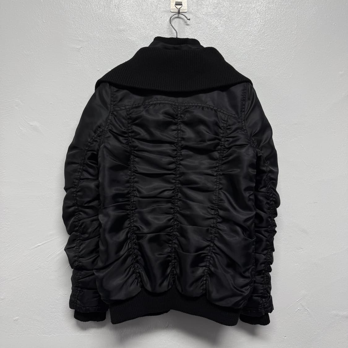 Y2K 셔링 디테일 하이넥 자켓 상품이미지2