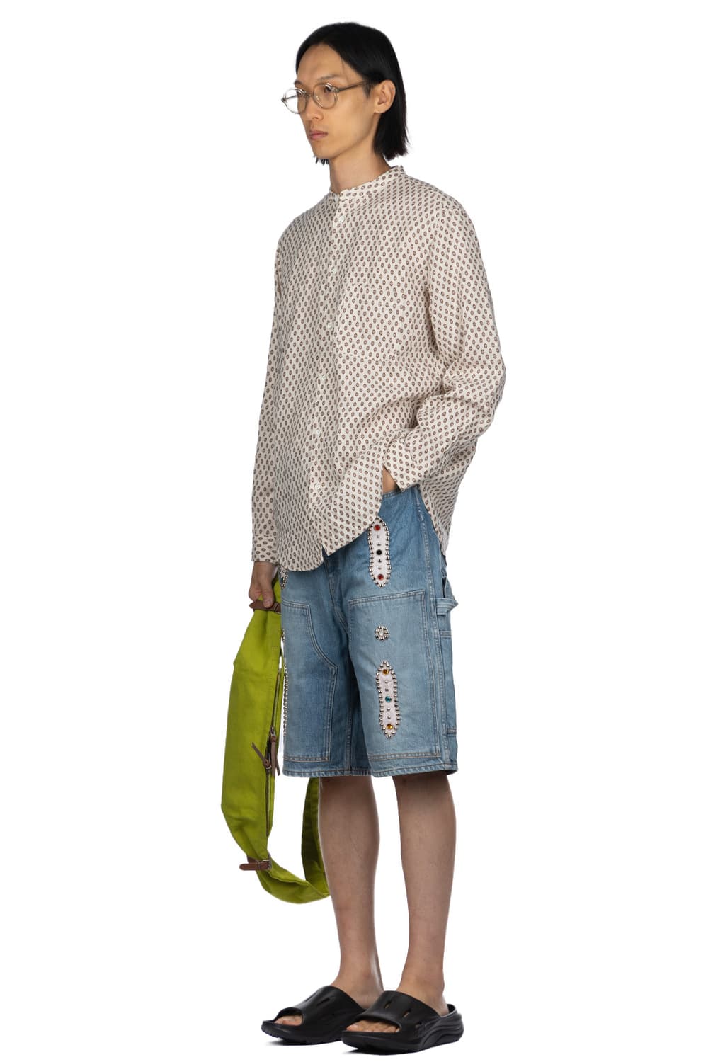 캐피탈 린넨 치마 크레스트 스탠드 셔츠 4사이즈 상품이미지2