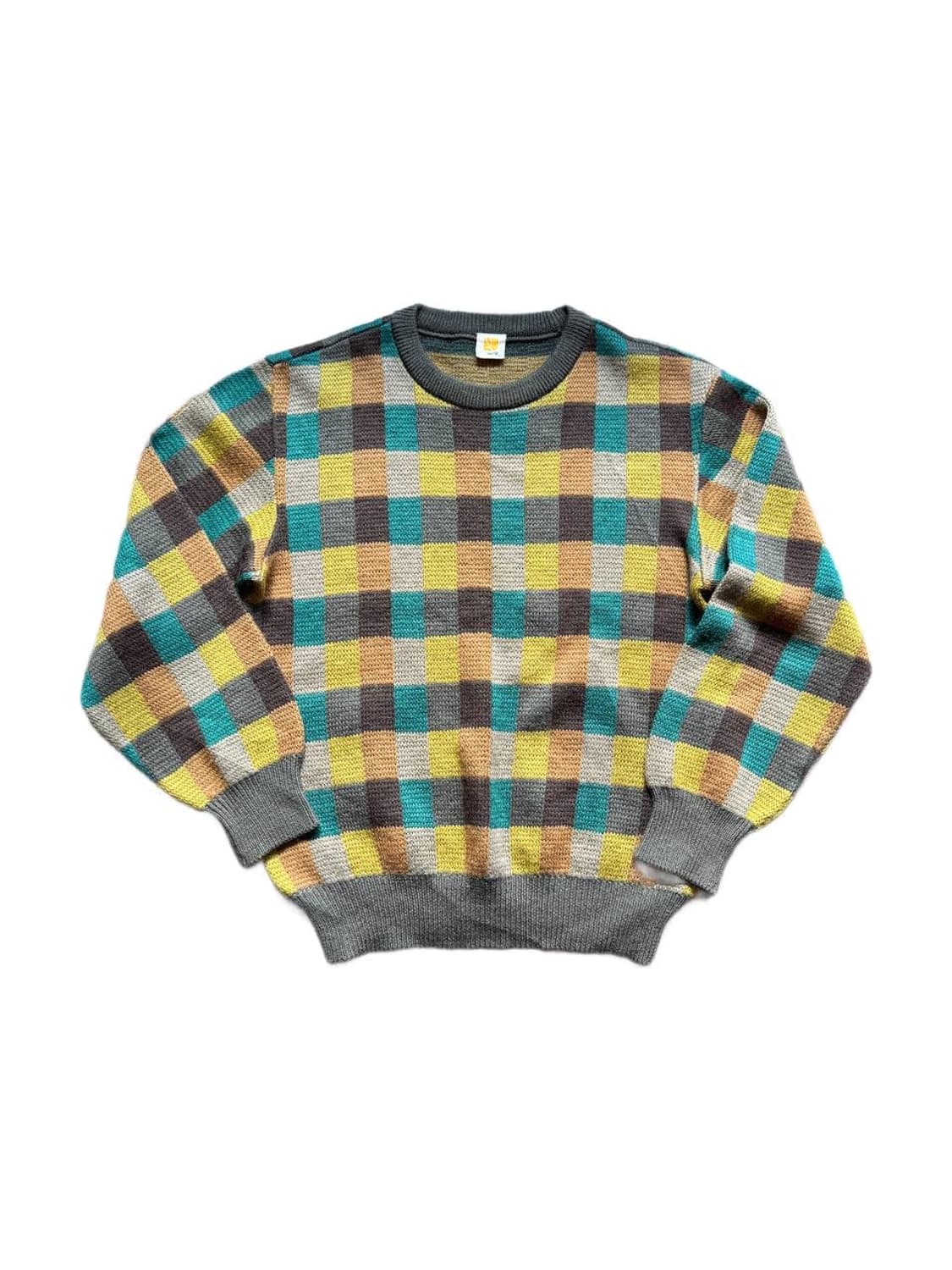 nextU wool check sweater 상품이미지1