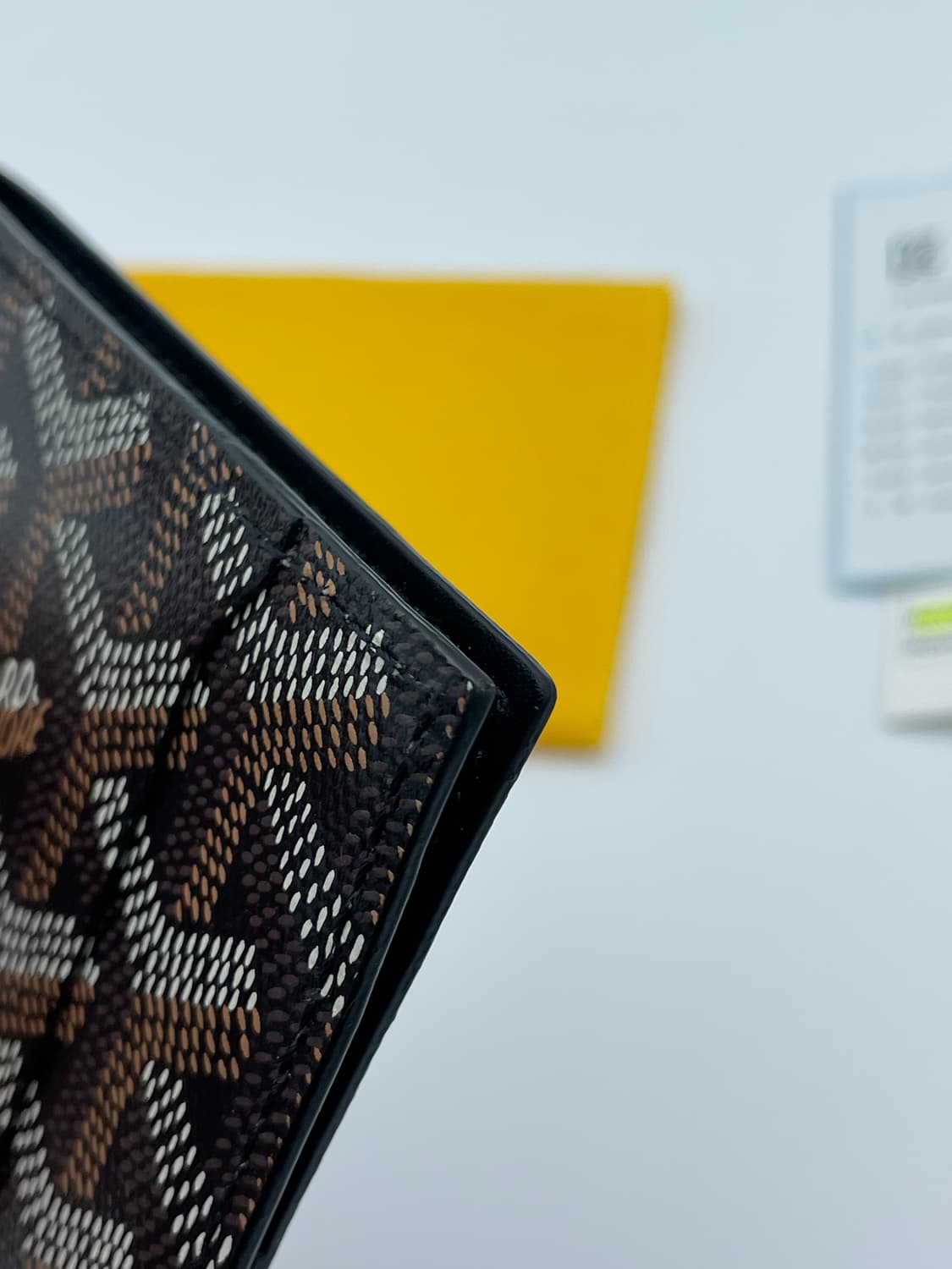 [ 풀구성 / 새상품급 ] 고야드 인서트 카드지갑 블랙 상품이미지7