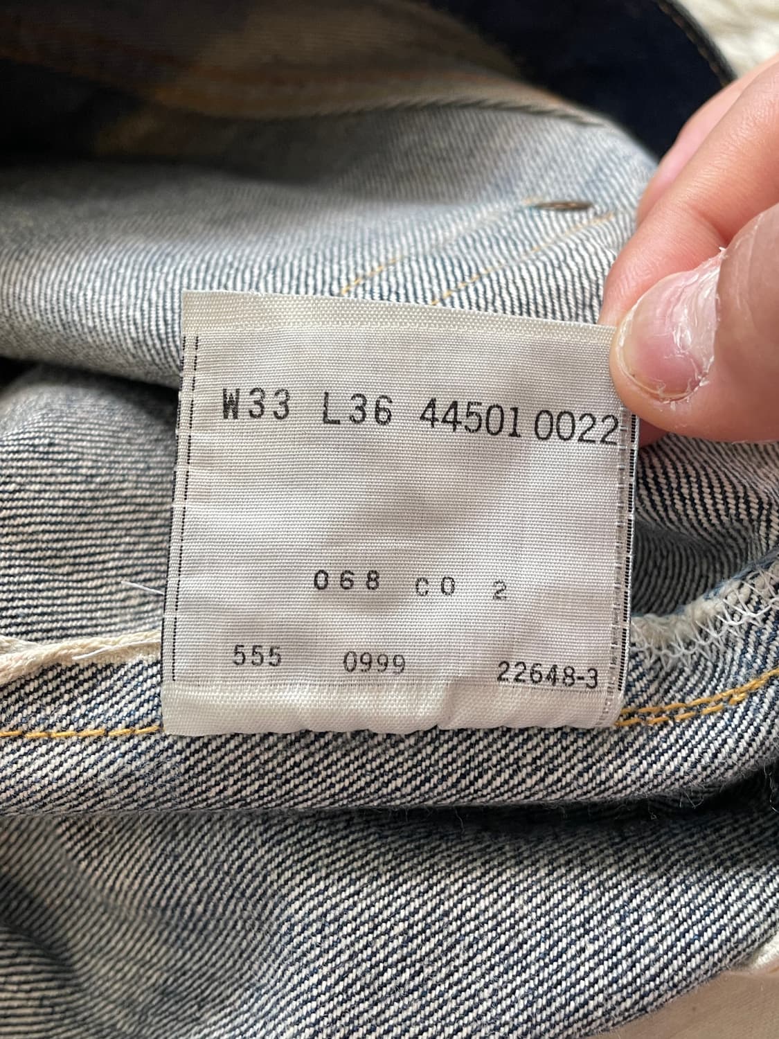 usa 리바이스 S501XX 셀비지 데님 반바지팬츠 발렌시아공장 상품이미지3