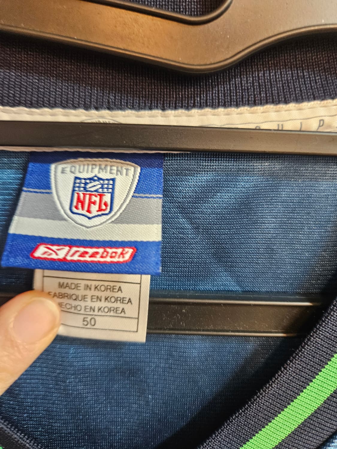 NFL 시애틀 시호크스 하셀벡 유니폼 50 (XL) 상품이미지6