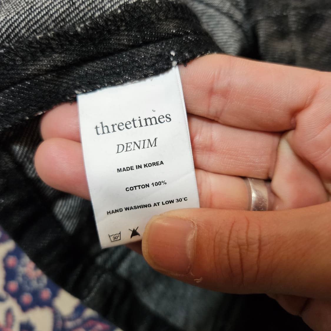 쓰리타임즈 루시퍼 데님 미니 원피스 상품이미지9